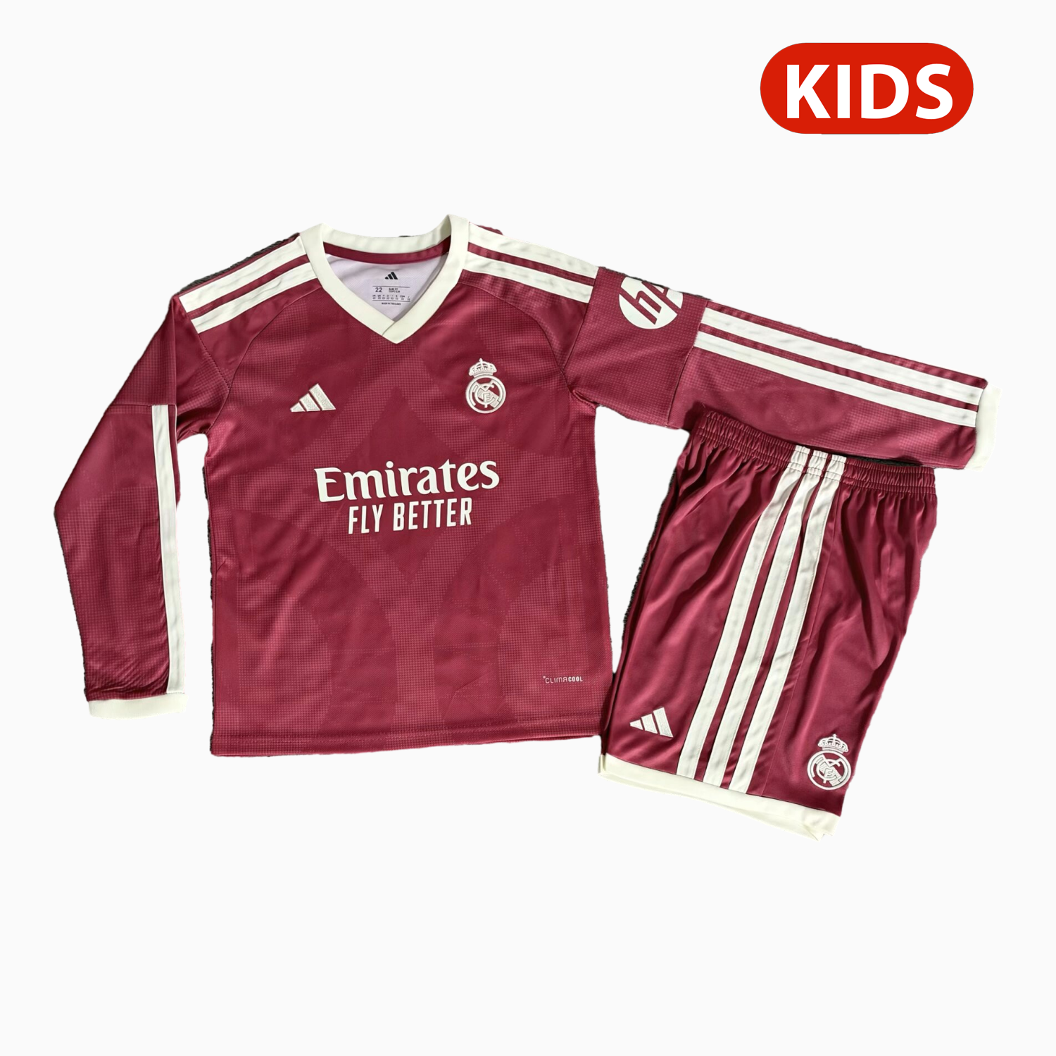 Real Madrid 26-27 Third Long Sleeves Kids Kit - JerseysGala