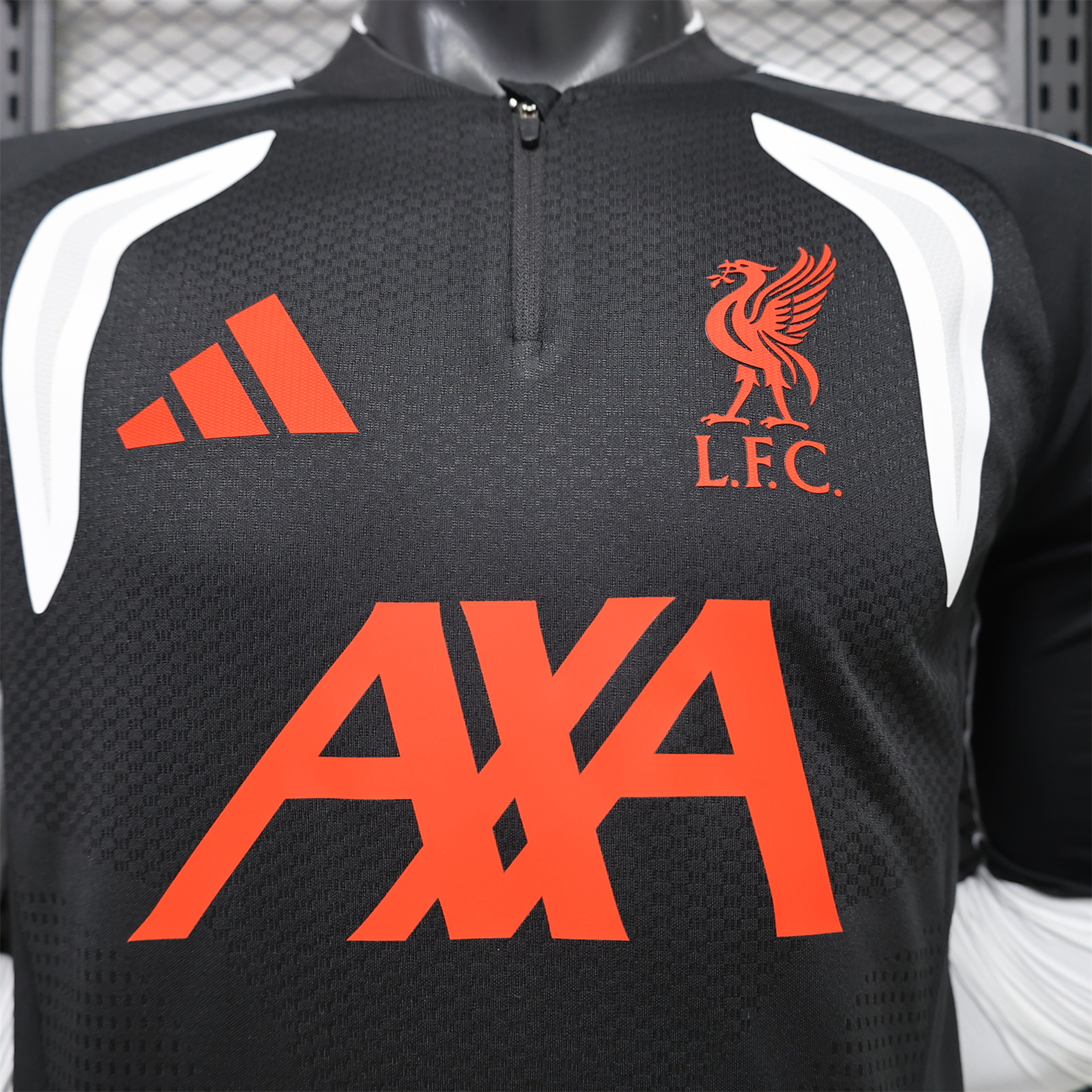 Liver.pool 26-27 Black White Long Sleeves Training Jersey - Player Version - JerseysGala