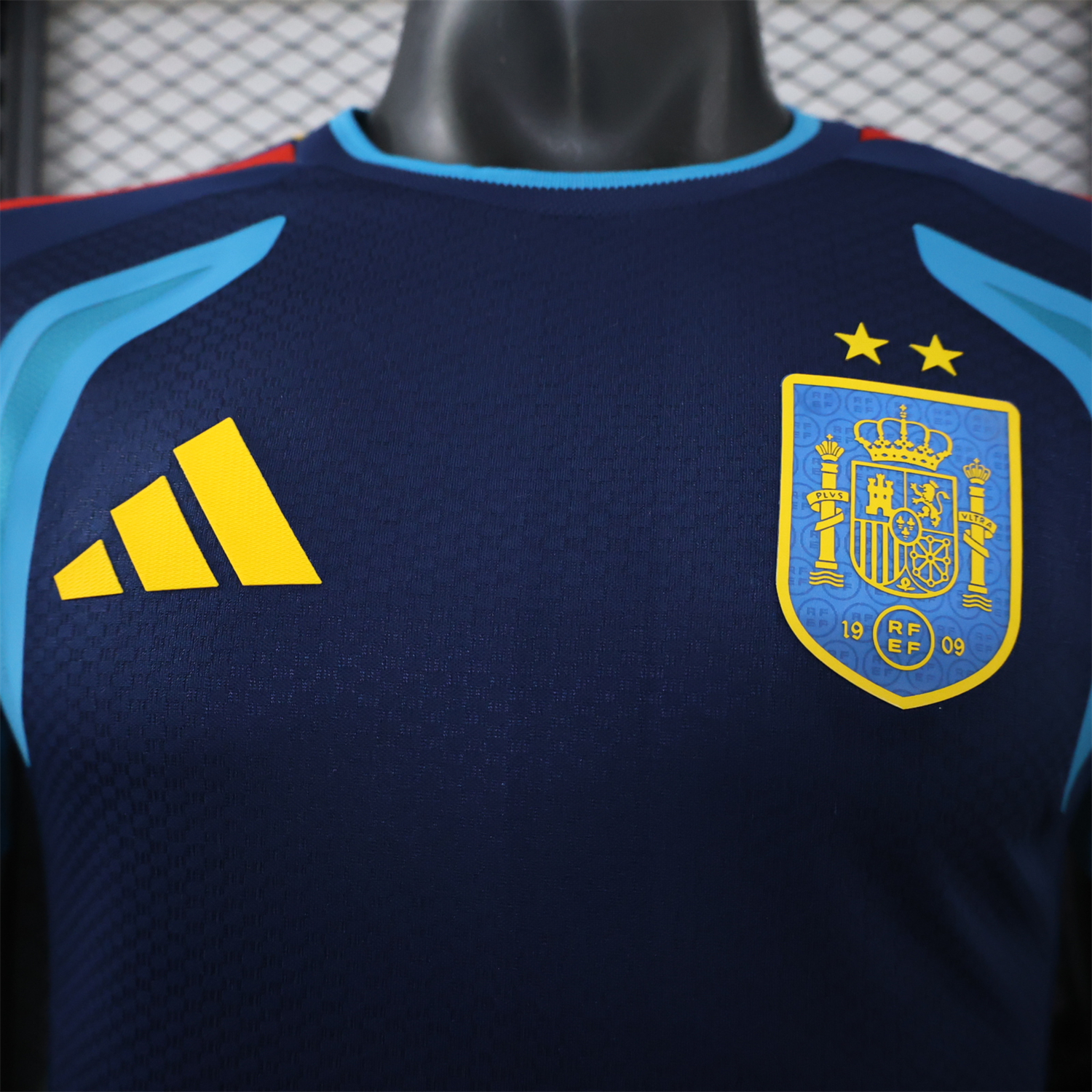 Spain 2026 Deep Blue And Light Blue Training Jersey - Player Version - JerseysGala