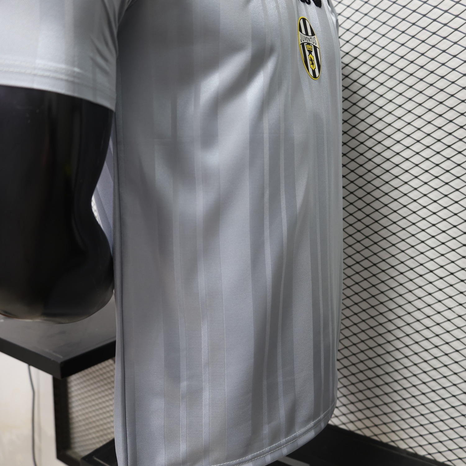 Juventus 26-27 Grey Black Retro Style Casual Jersey - Player Version - JerseysGala