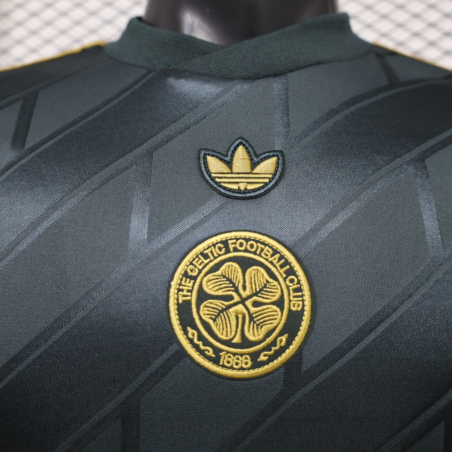 Celtic 26-27 Dark Green Gold Retro Style Casual Jersey - Player Version - JerseysGala