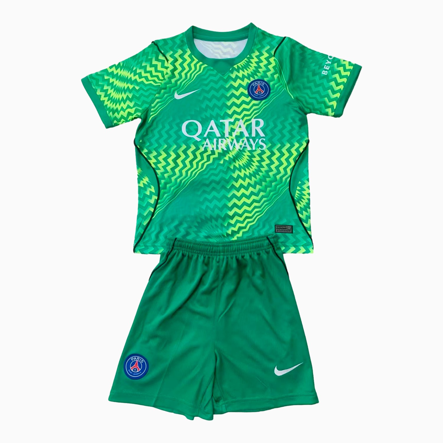 Paris Saint-Germain PSG 26-27 Green Goalkeeper Men's Adult Jersey Set - Fans Version - JerseysGala