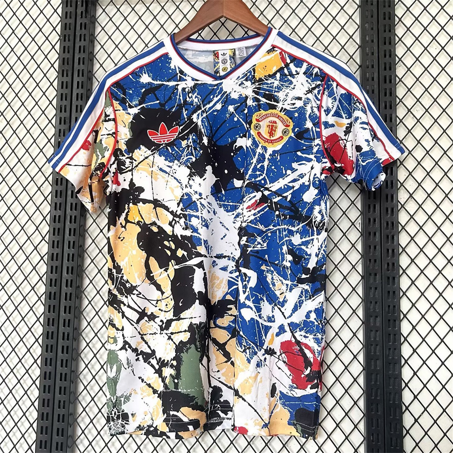 Manchester United 25-26 Stone Roses Special Jersey - Fans Version - JerseysGala