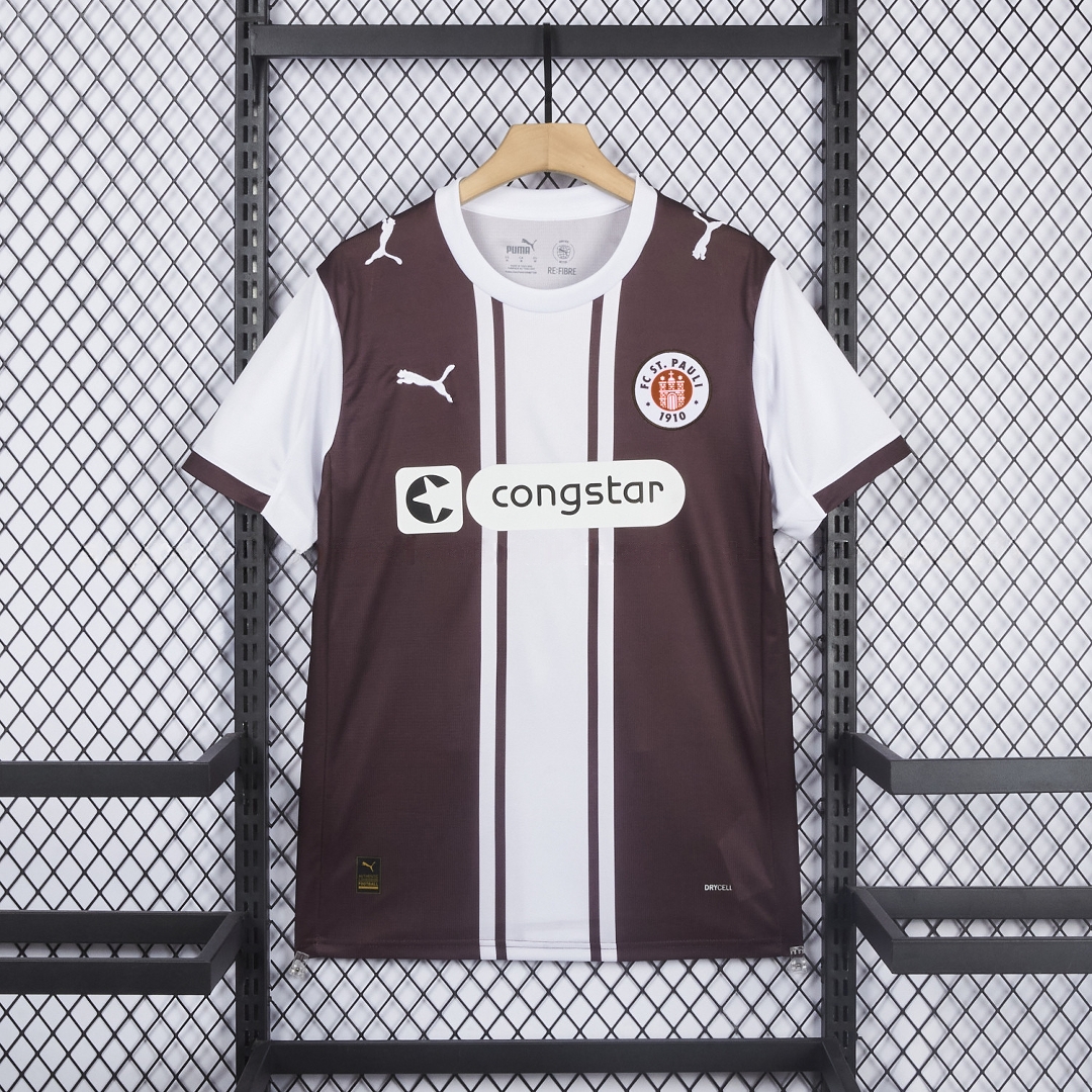 St. Pauli 25-26 Classic 1970s Design Special Jersey - Fans Version - JerseysGala