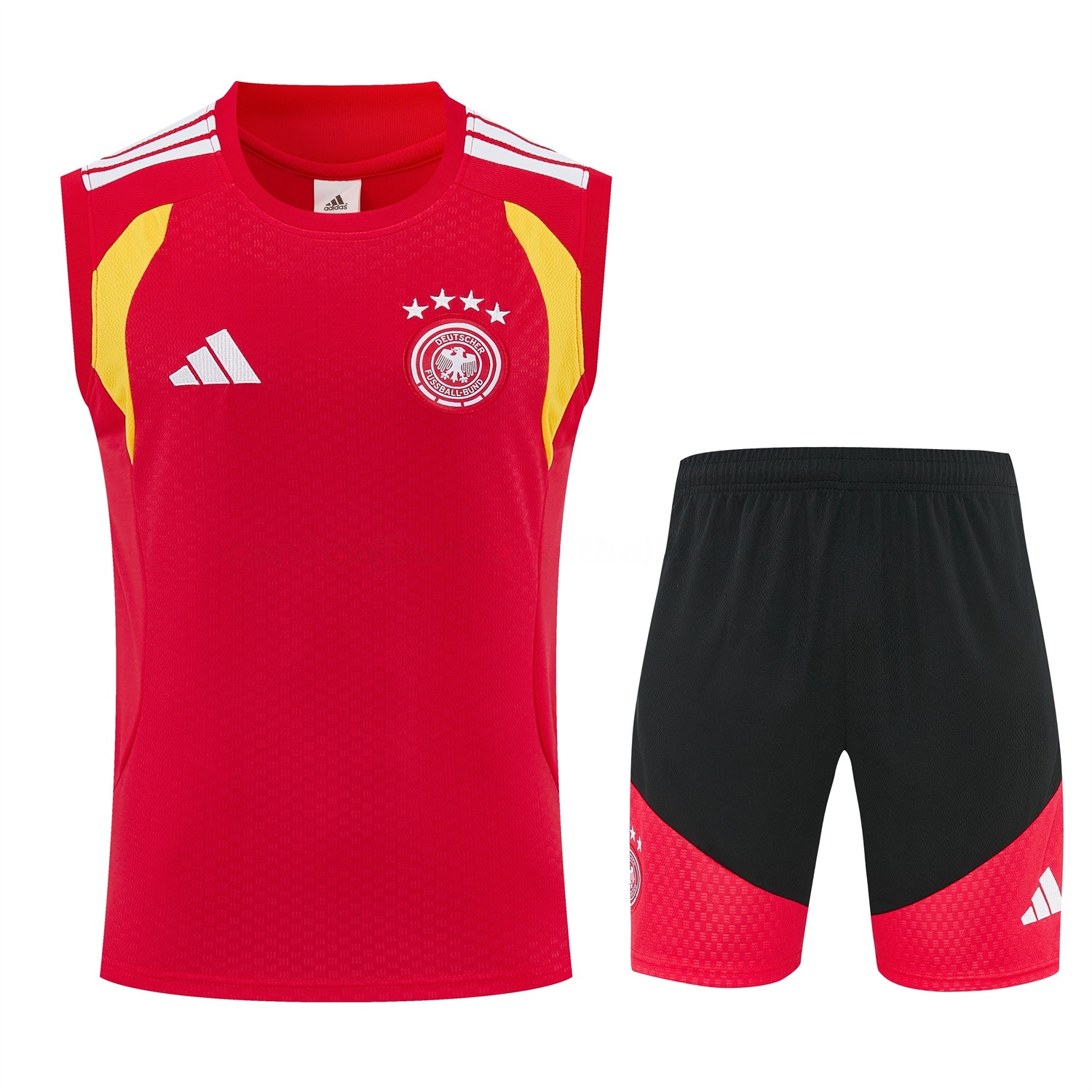 Germany 2026 Vest Training Set - Red Vest and Black Shorts - JerseysGala