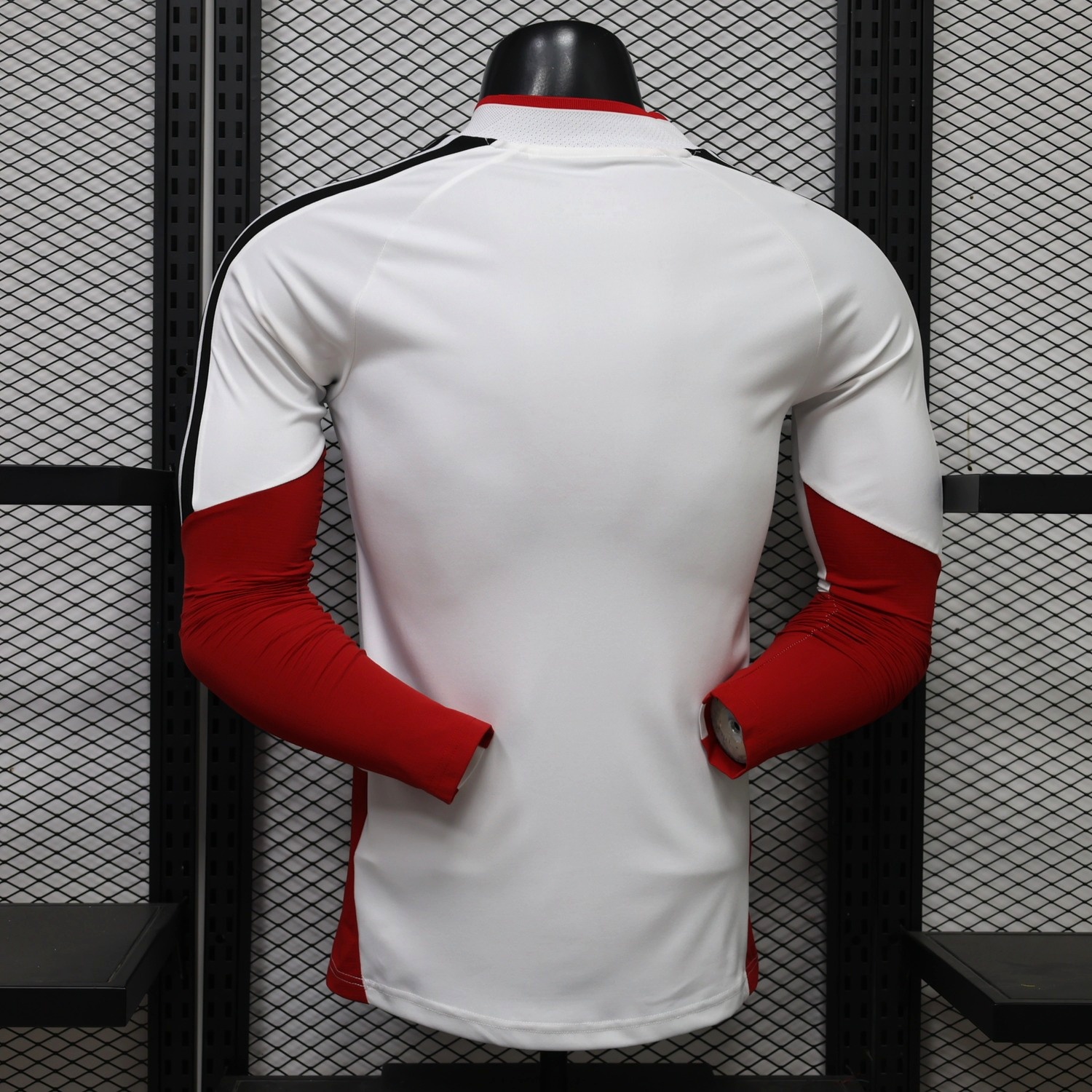River Plate 26-27 White Red Long Sleeves Training Jersey - Player Version - JerseysGala