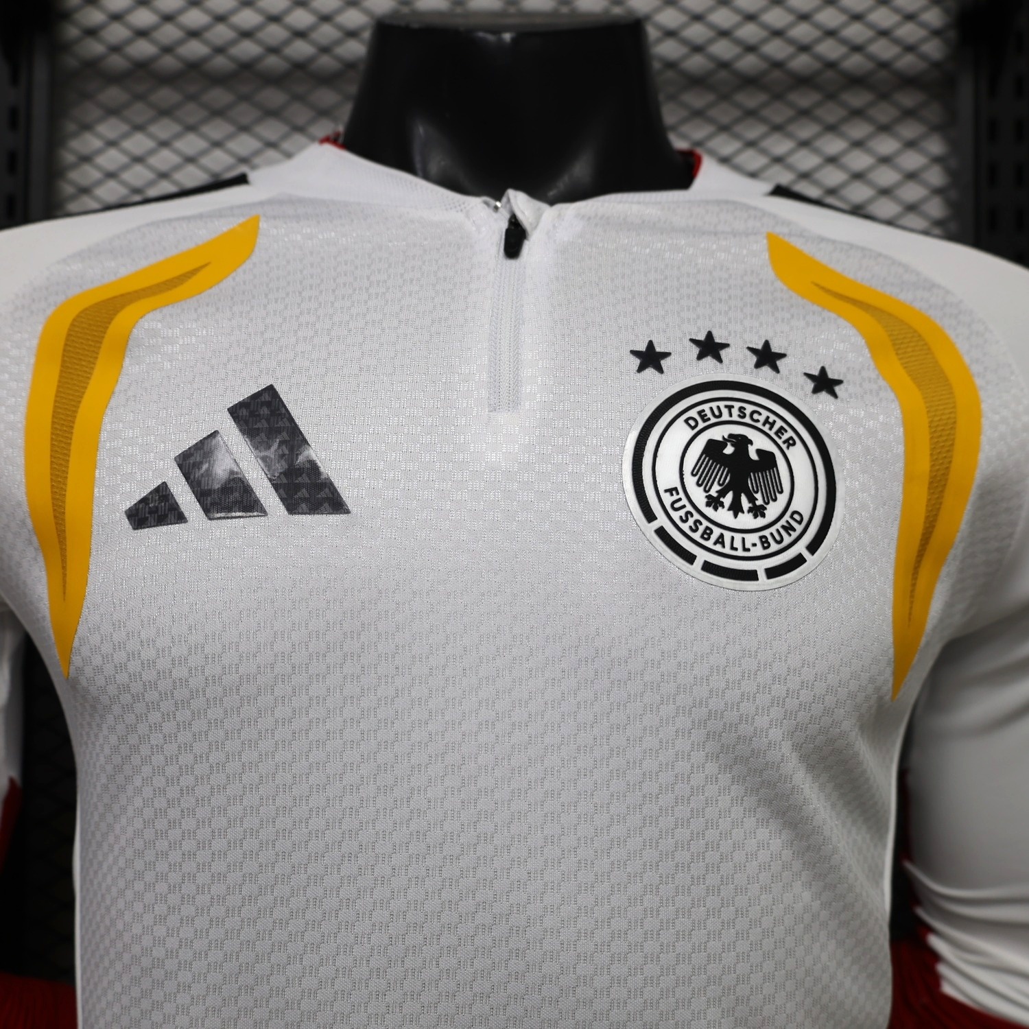 Germany 2026 White Long Sleeves Training Jersey - Player Version - JerseysGala