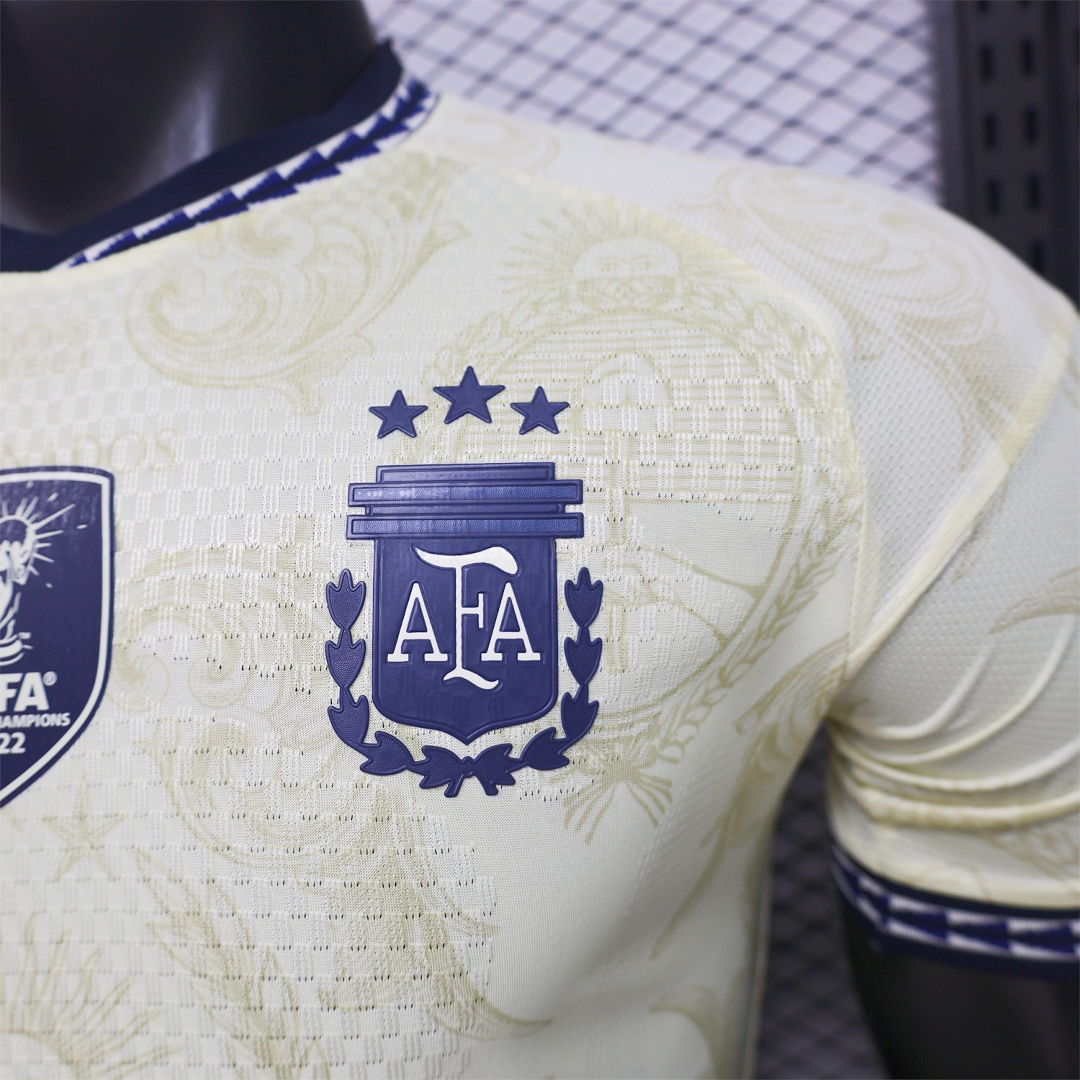 Argentina 2026 Sol de Mayo Yellow Special Jersey - Player Version - JerseysGala