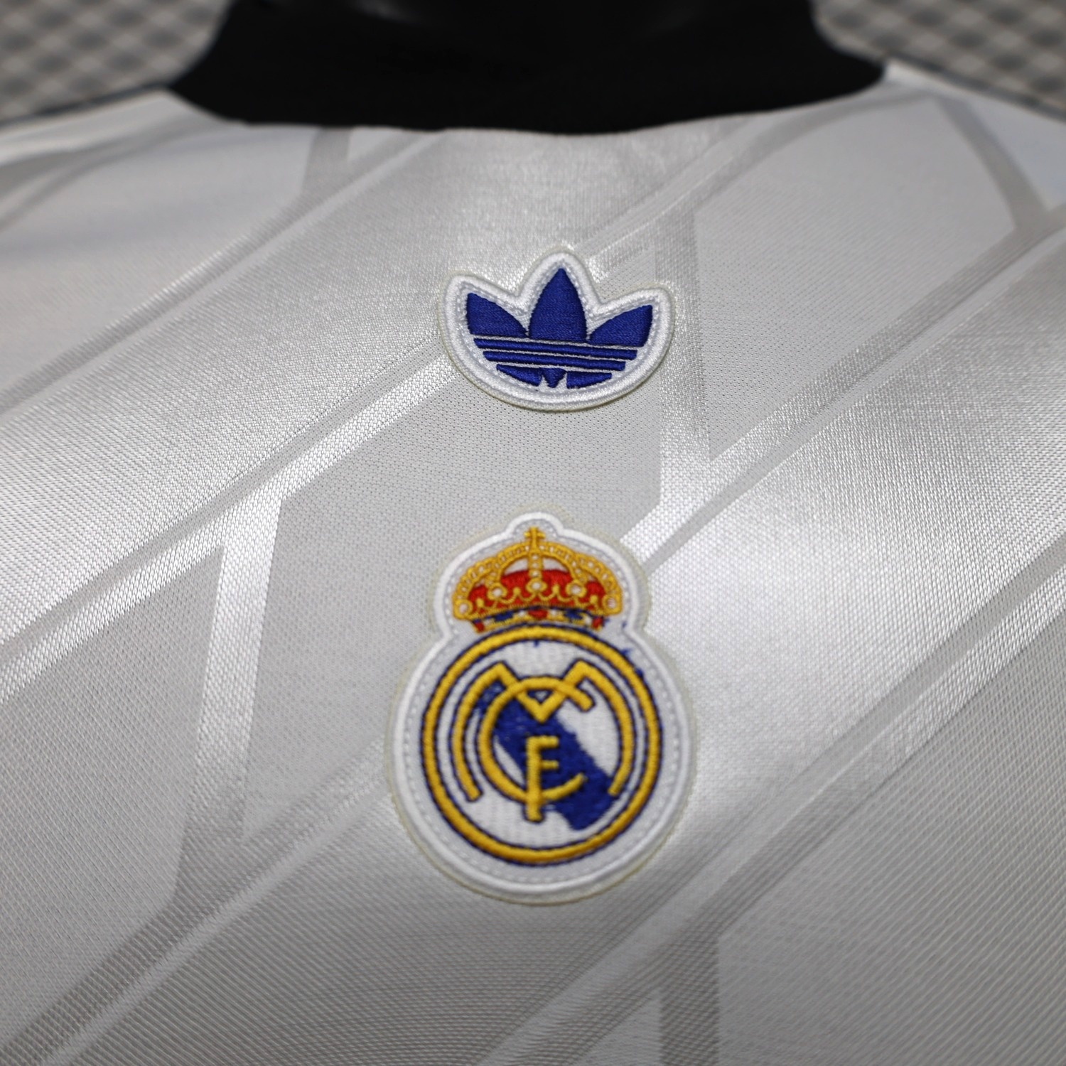 Real Madrid 26-27 White Black Retro Style Casual Jersey - Player Version - JerseysGala