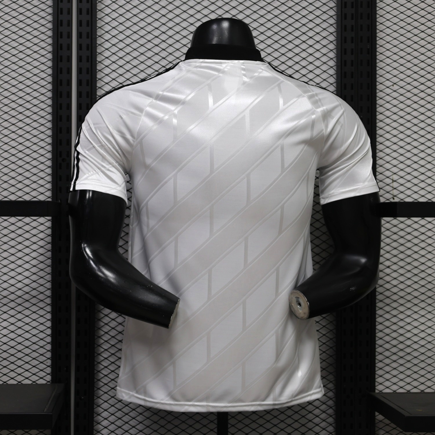 Real Madrid 26-27 White Black Retro Style Casual Jersey - Player Version - JerseysGala