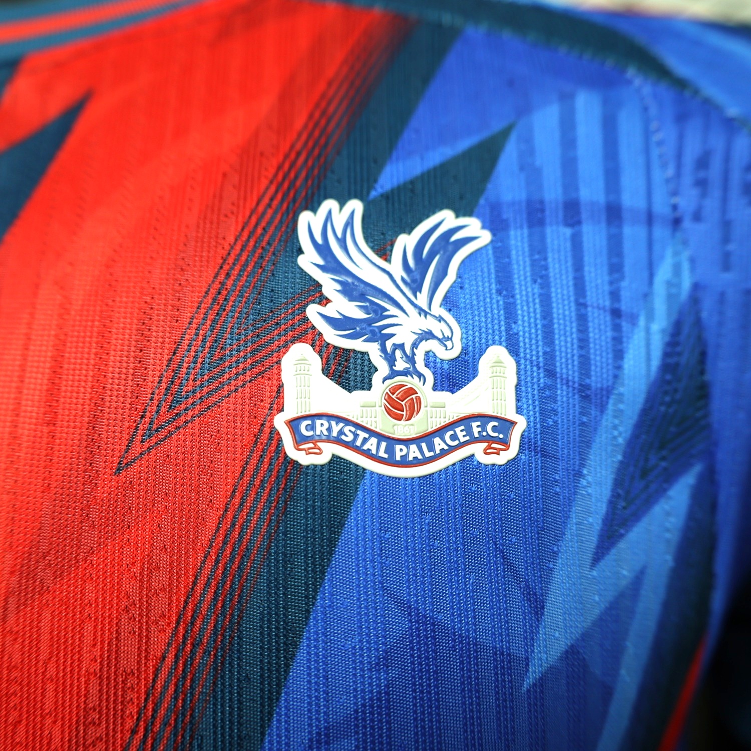 Crystal Palace 26-27 Third Red Blue Jersey - Player Version - JerseysGala