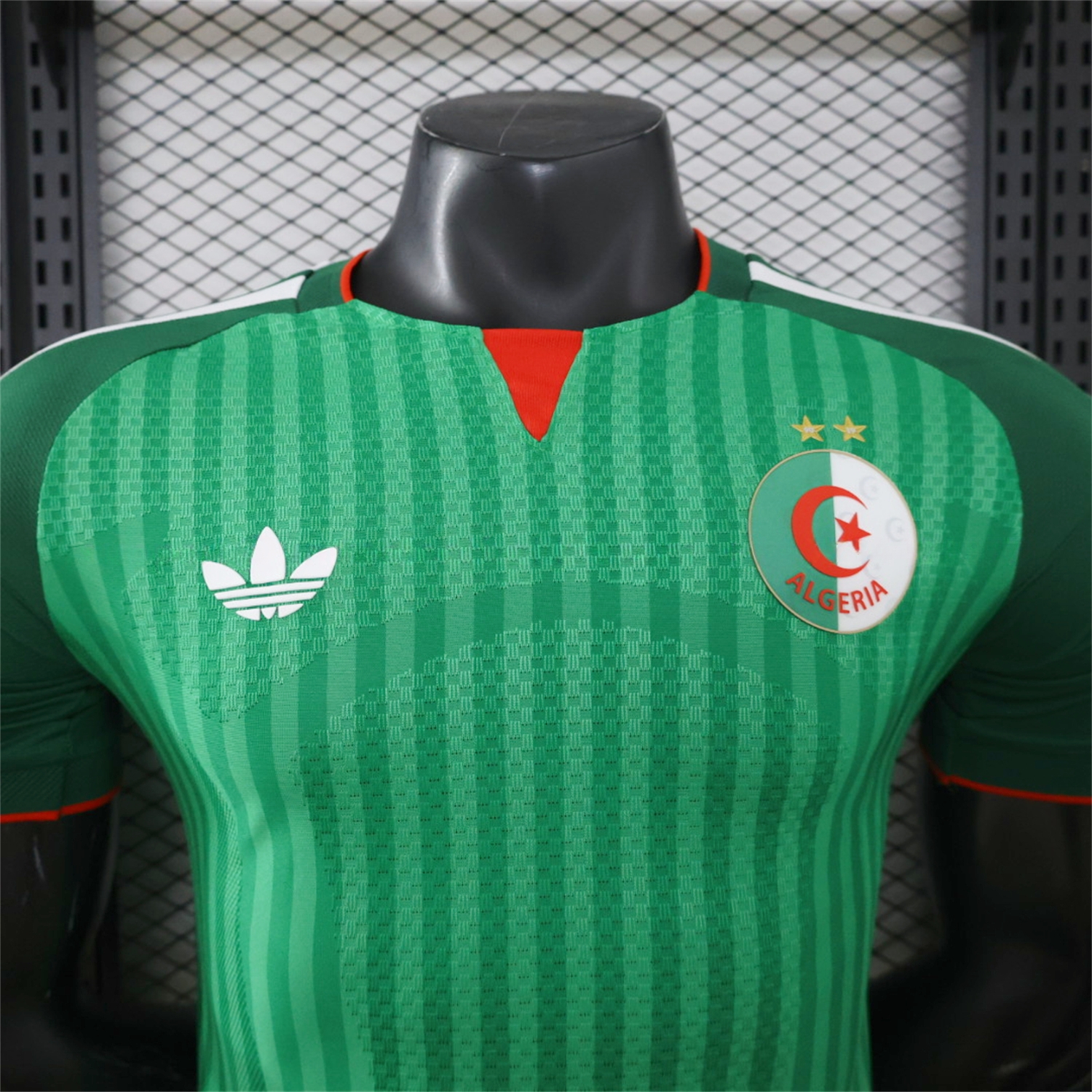 Algeria 2026 Away Green Jersey With 2 Stars - Player Version - JerseysGala