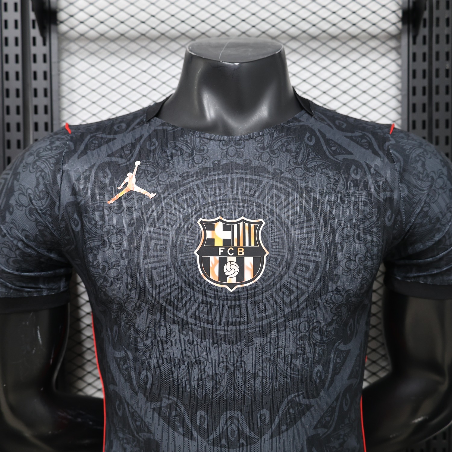 Barcelona 26-27 X Jordan Black Special Jersey - Player Version - JerseysGala