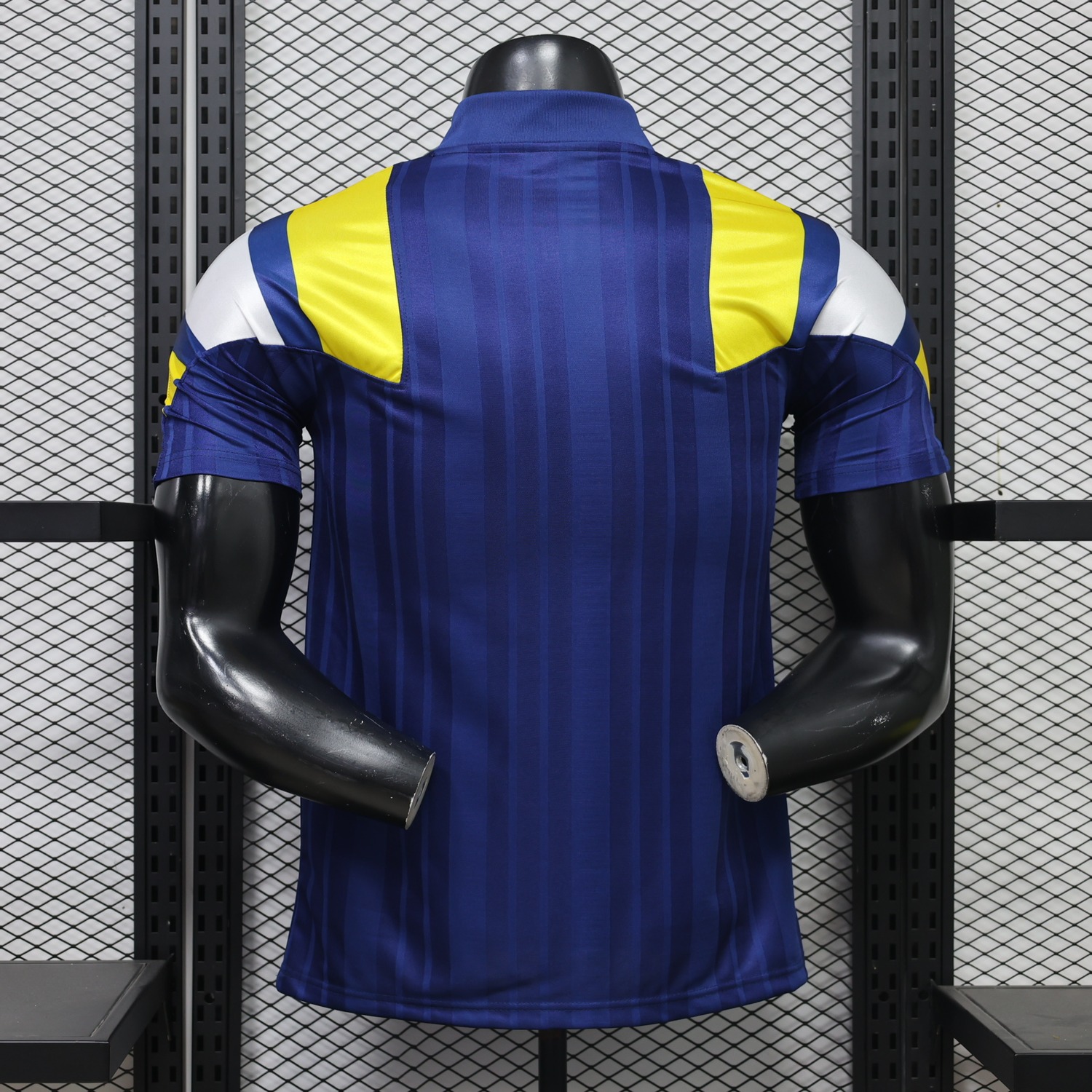 Boca Juniors 26-27 Blue Yellow Retro Style Casual Jersey - Player Version - JerseysGala