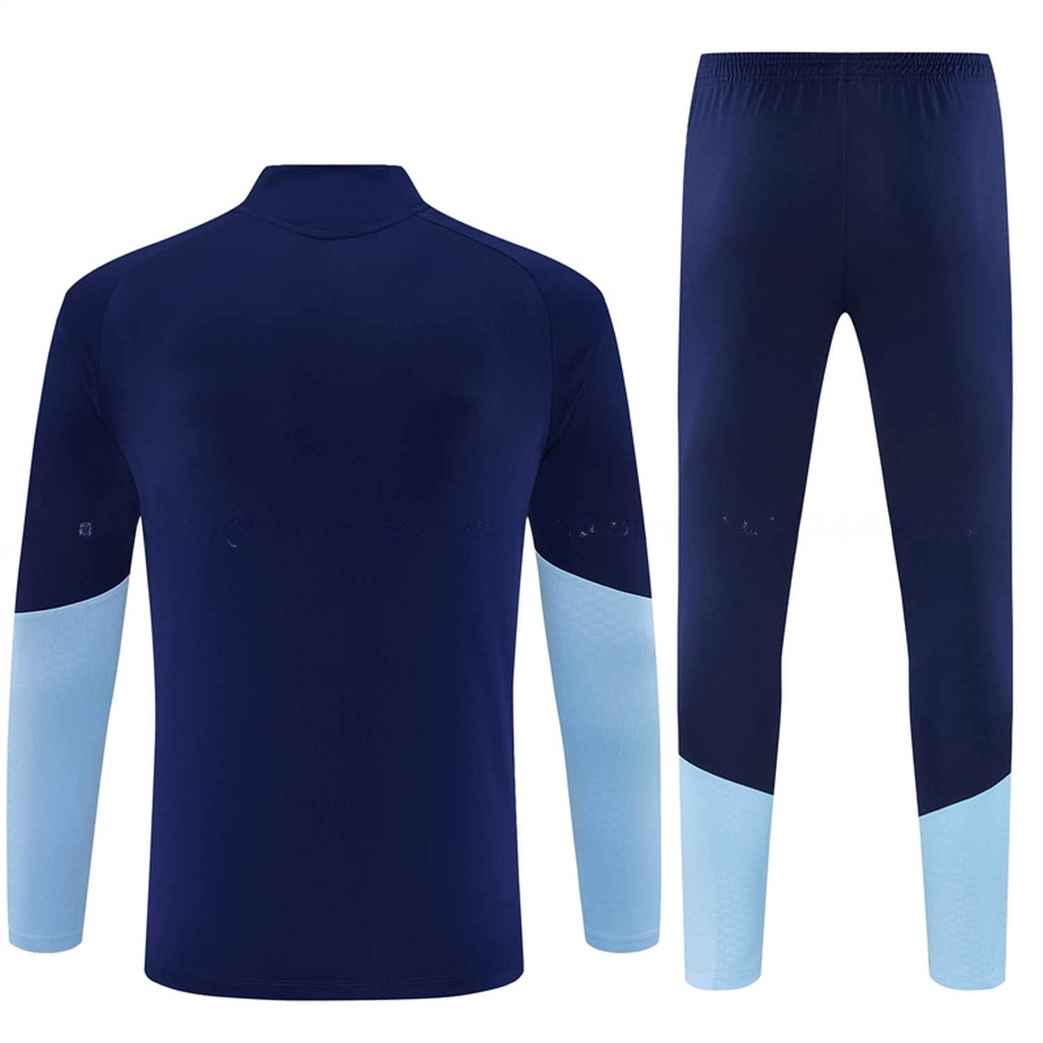 Ajax 26-27 Kids Long Sleeve Training Set - Deep Blue Top & Deep Blue Pants - JerseysGala