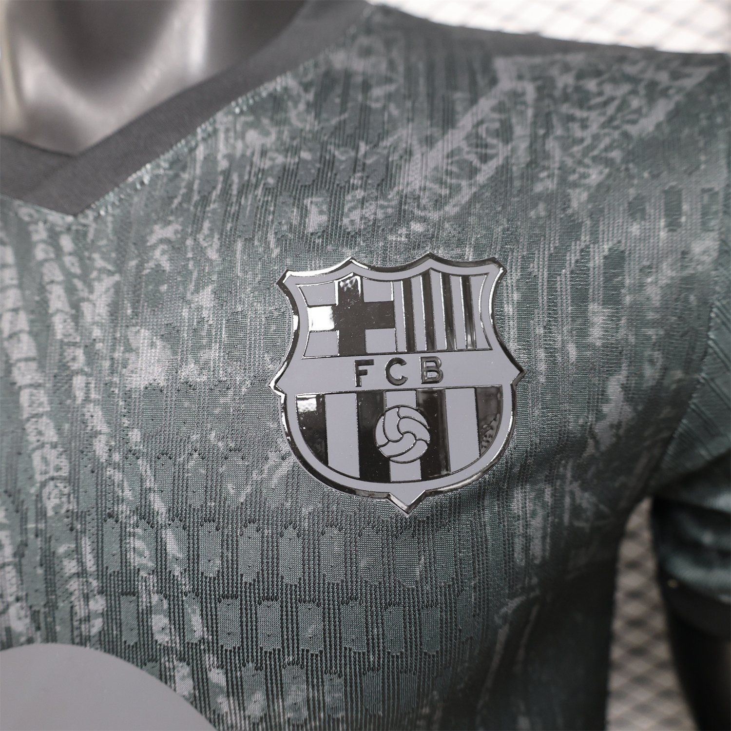 Barcelona 25-26 Grey And Black Special Jersey - Player Version - JerseysGala