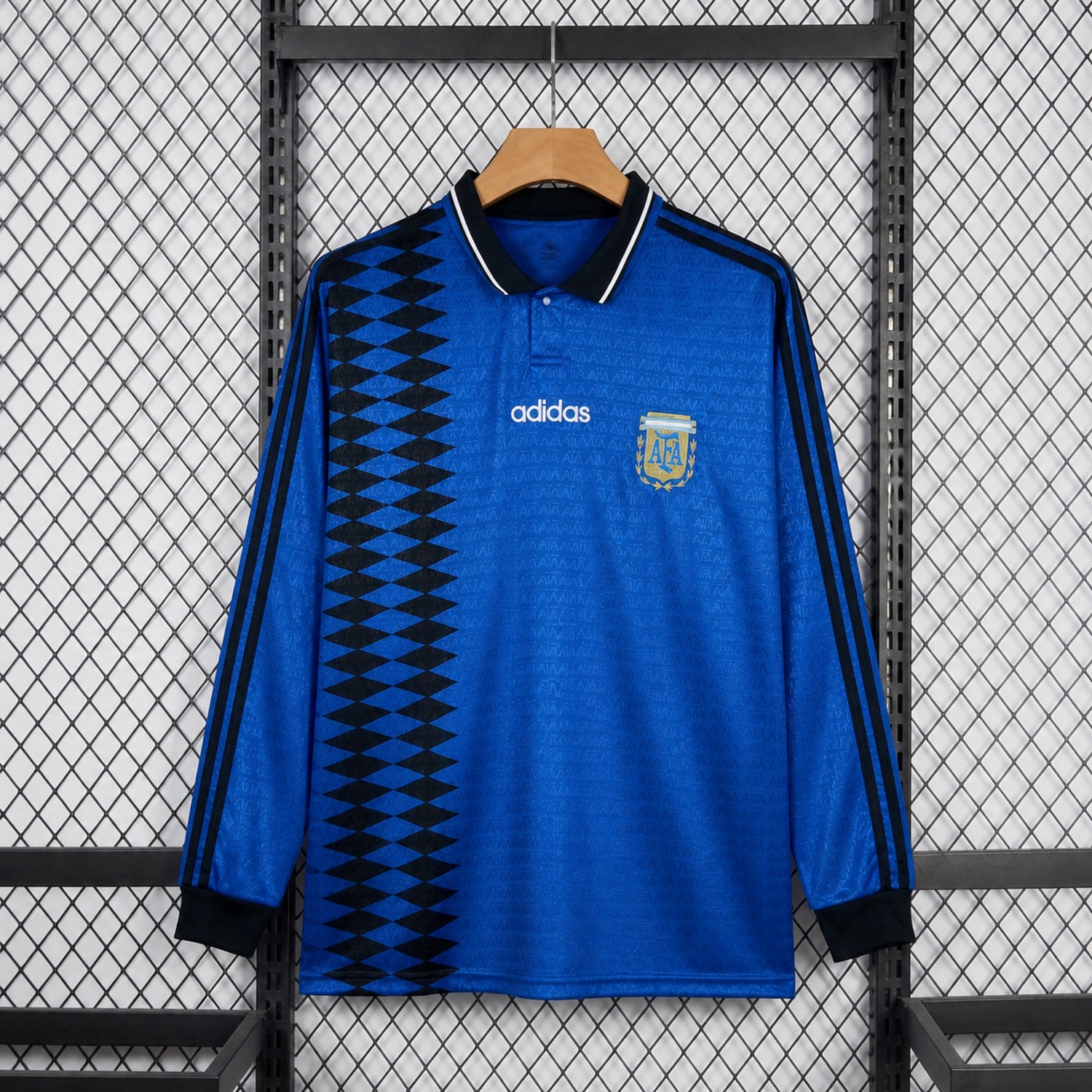 Retro Argentina 1994 Away Long Sleeves Jersey - JerseysGala