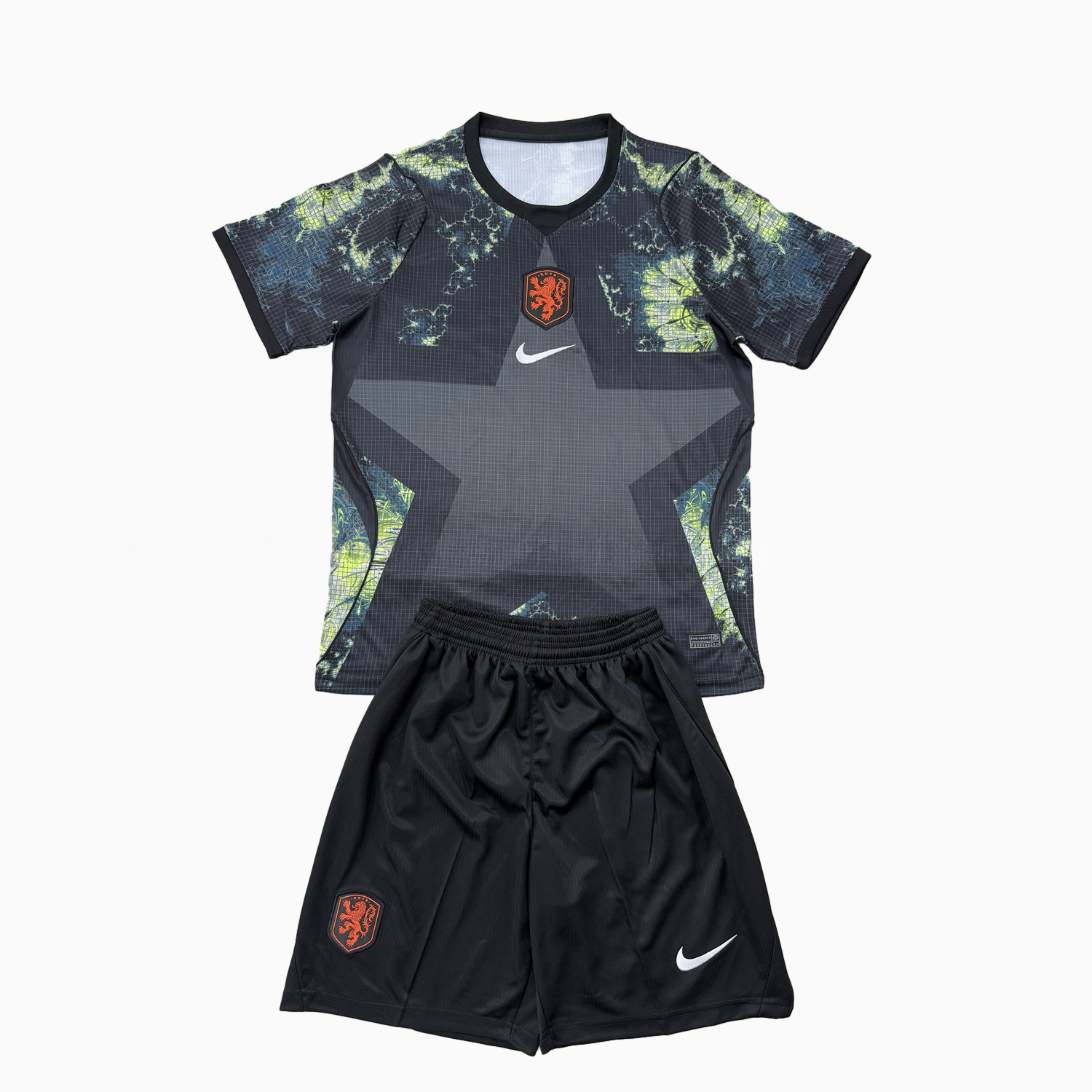 Netherlands 2026 Black Goalkeeper Men's Adult Jersey Set - Fans Version - JerseysGala