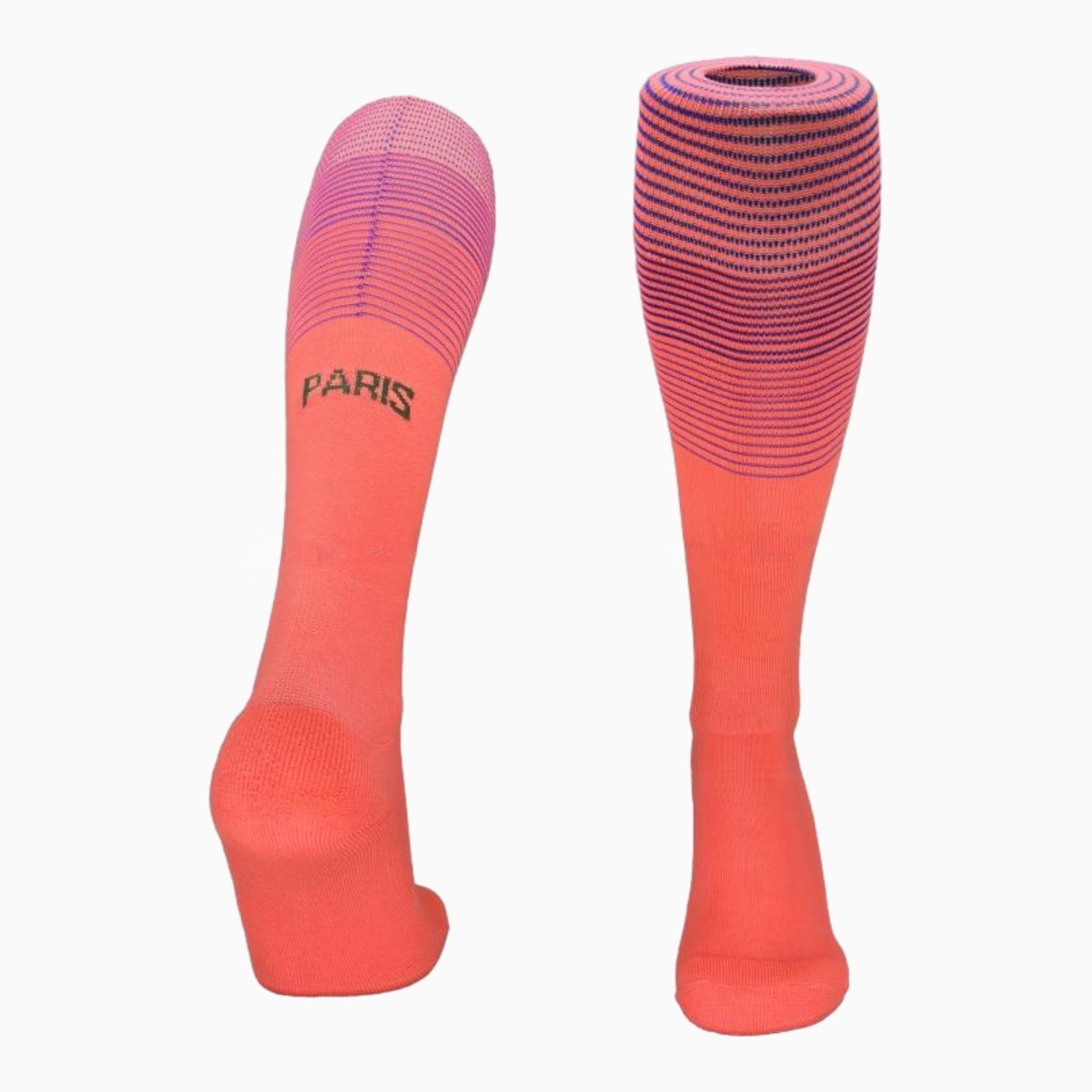 Paris Saint-Germain PSG 26-27 Away Socks - Orange Red - JerseysGala