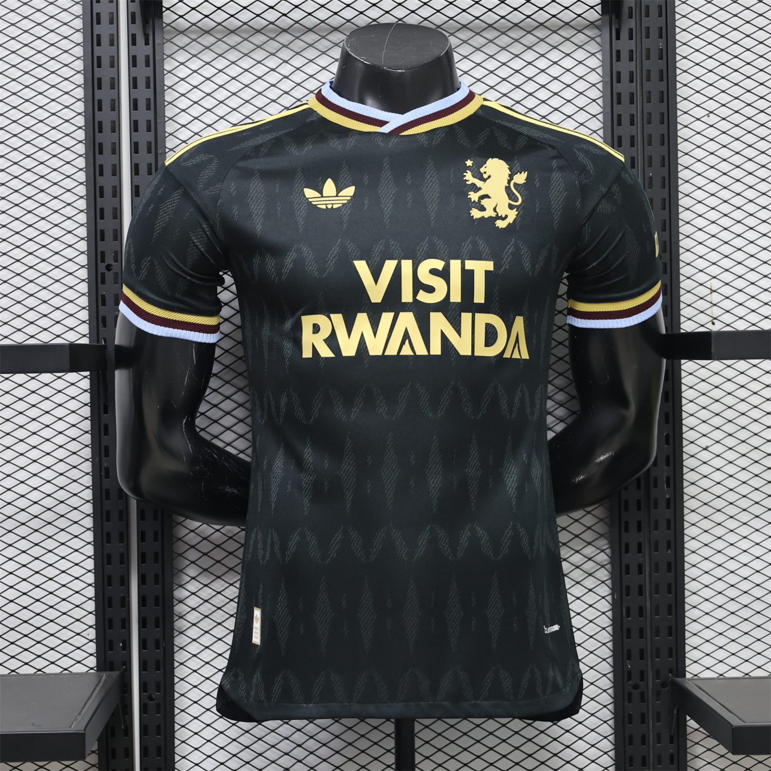Aston Villa 26-27 Away Black Jersey - Player Version - JerseysGala