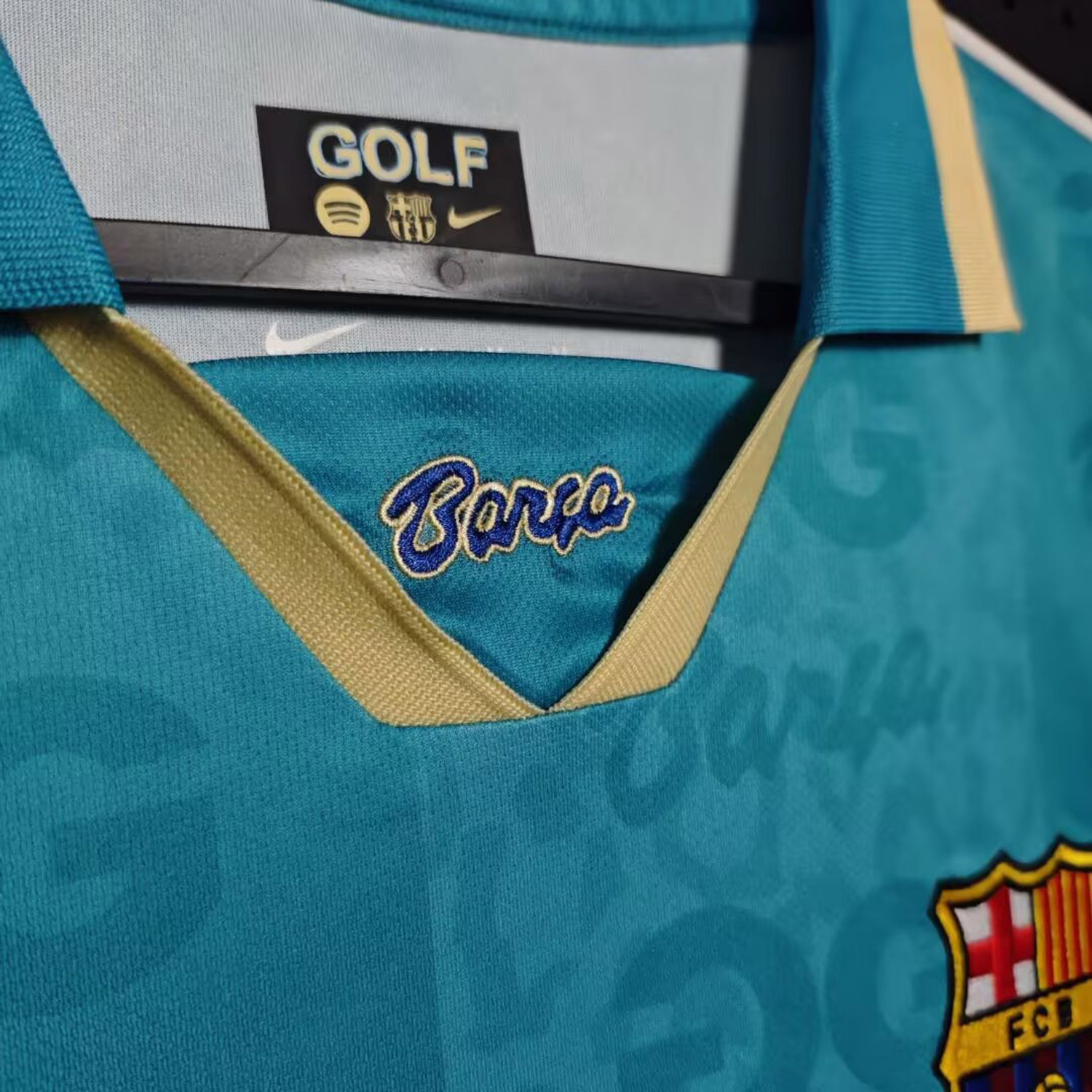 Barcelona 26-27 x Golf Wang Light Blue Jersey - Fans Version - JerseysGala