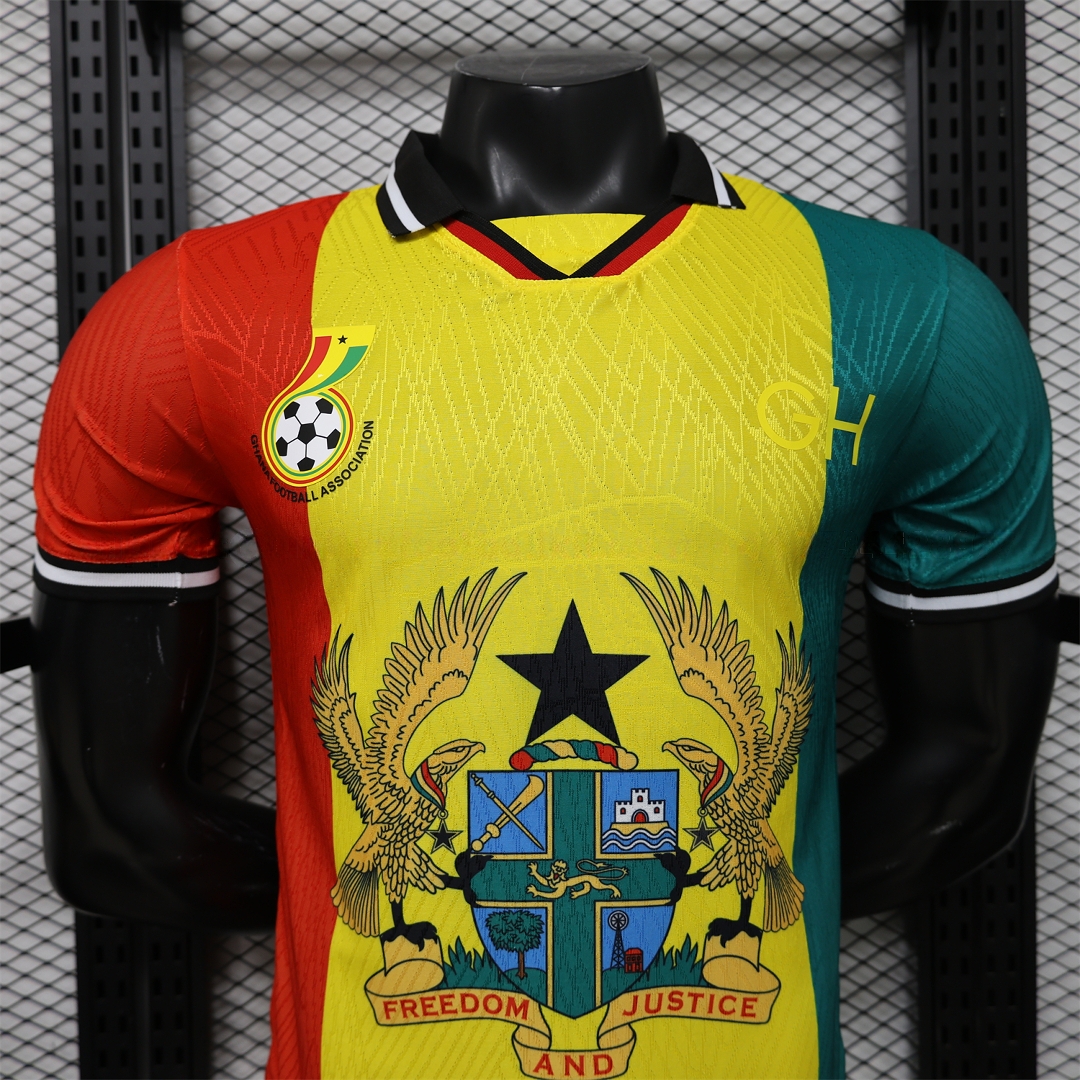 Ghana 2026 Ghana Coat Of Arms Special Jersey - Player Version - JerseysGala
