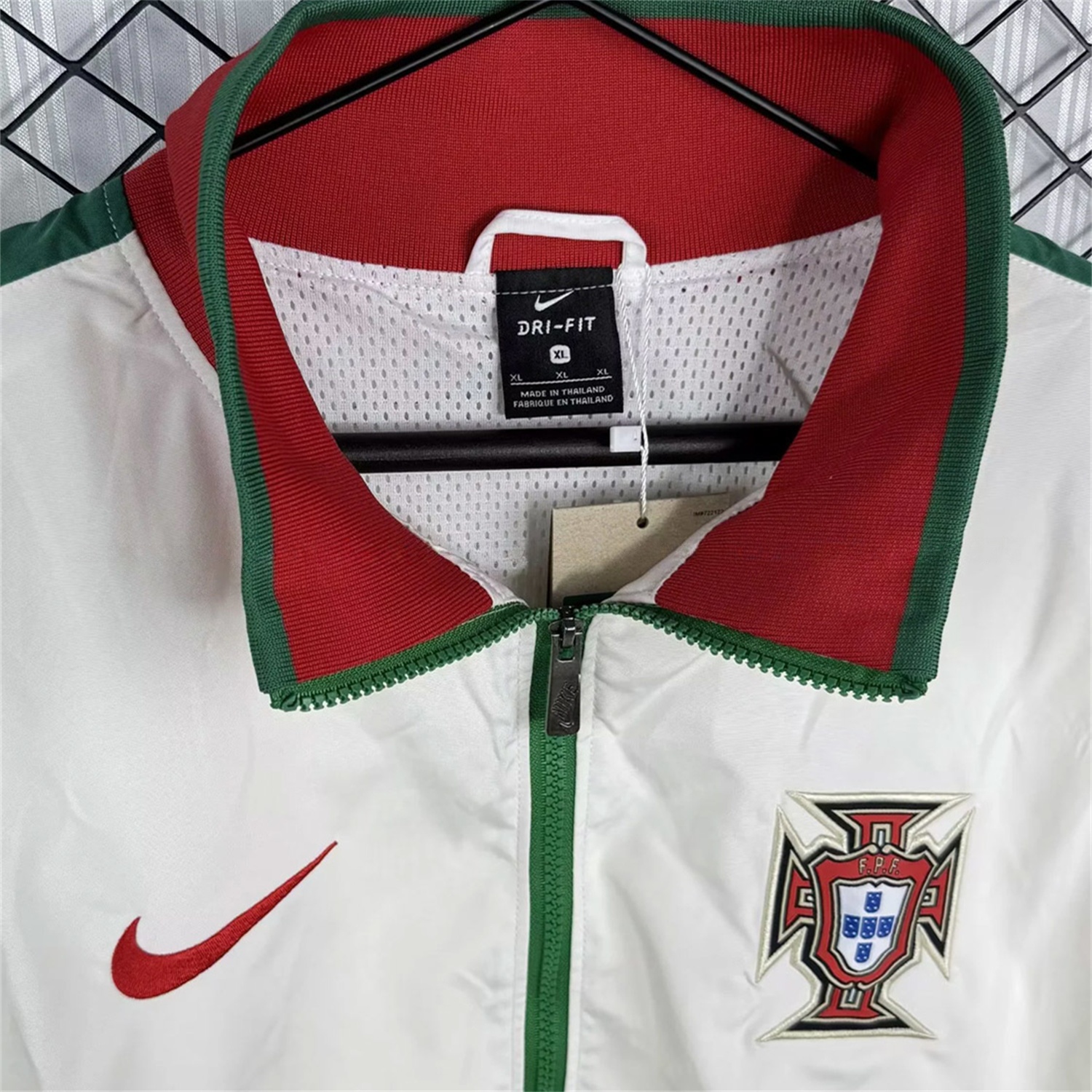 Retro Portugal 2010 White Windbreaker - JerseysGala