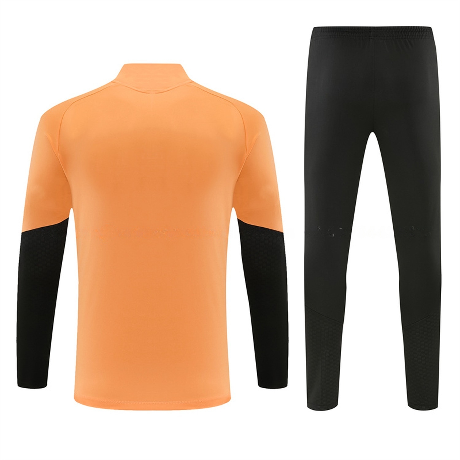 Arsenal 26-27 Long Sleeve Training Set - Orange Top & Black Pants - JerseysGala