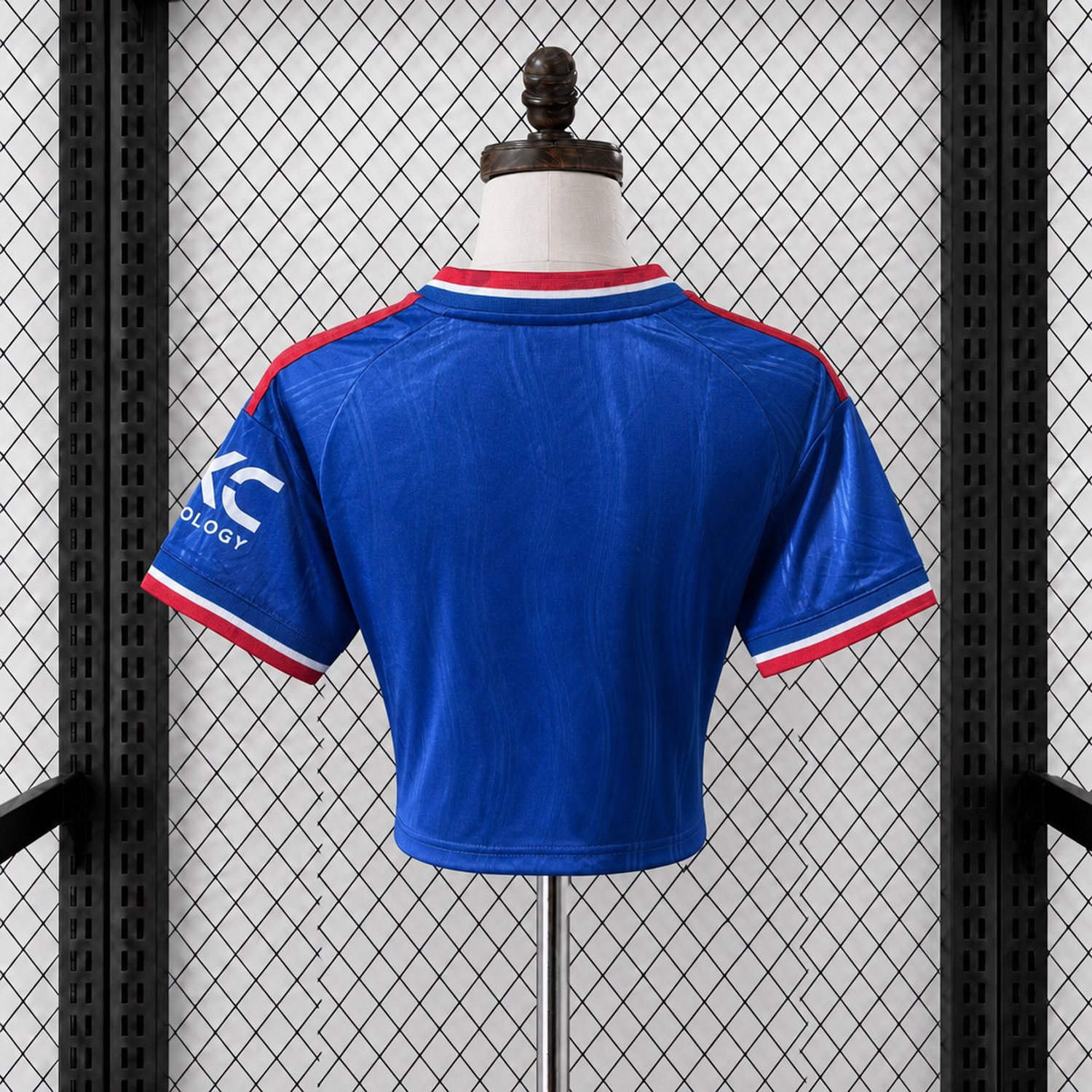 Women's Manchester United 26-27 Away Blue Cropped Jersey - Fans Version - JerseysGala