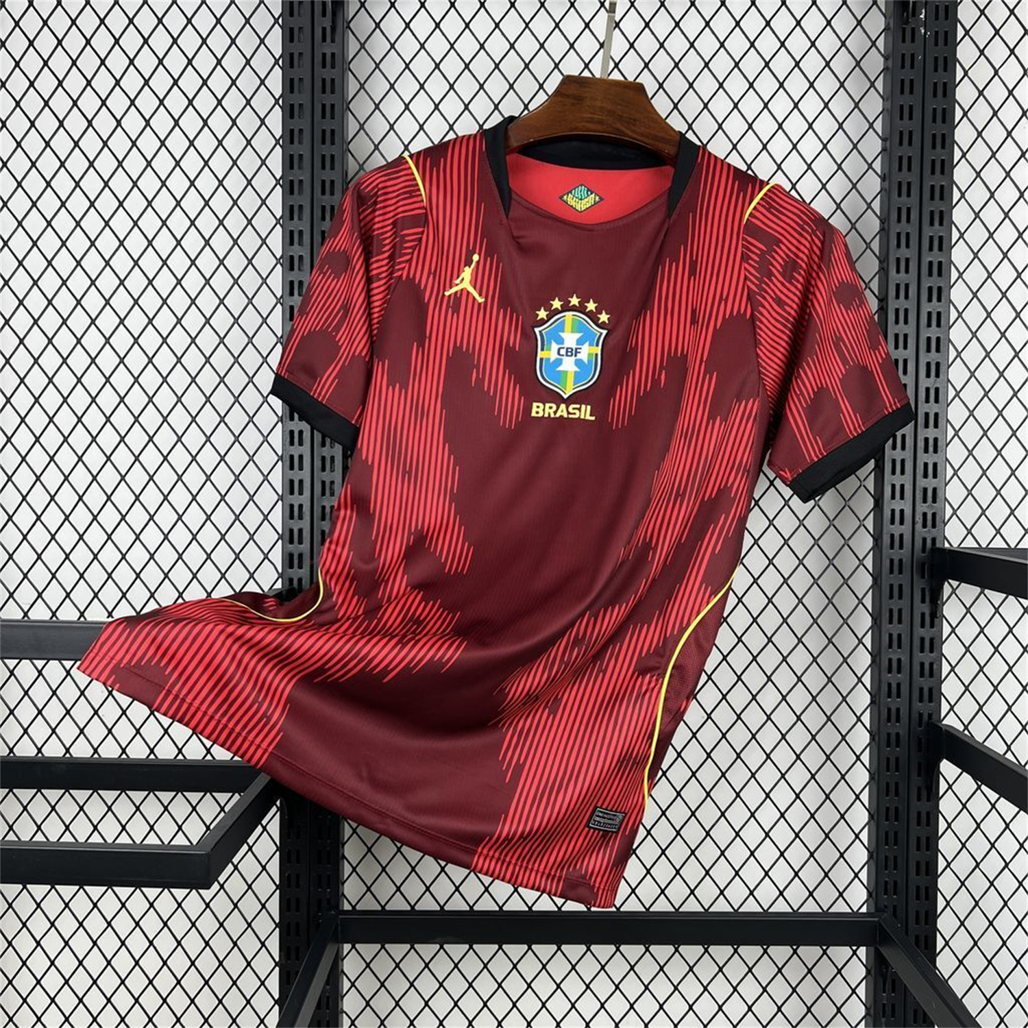 Brazil 2026 Red Goalkeeper Jersey - Fans Version - JerseysGala