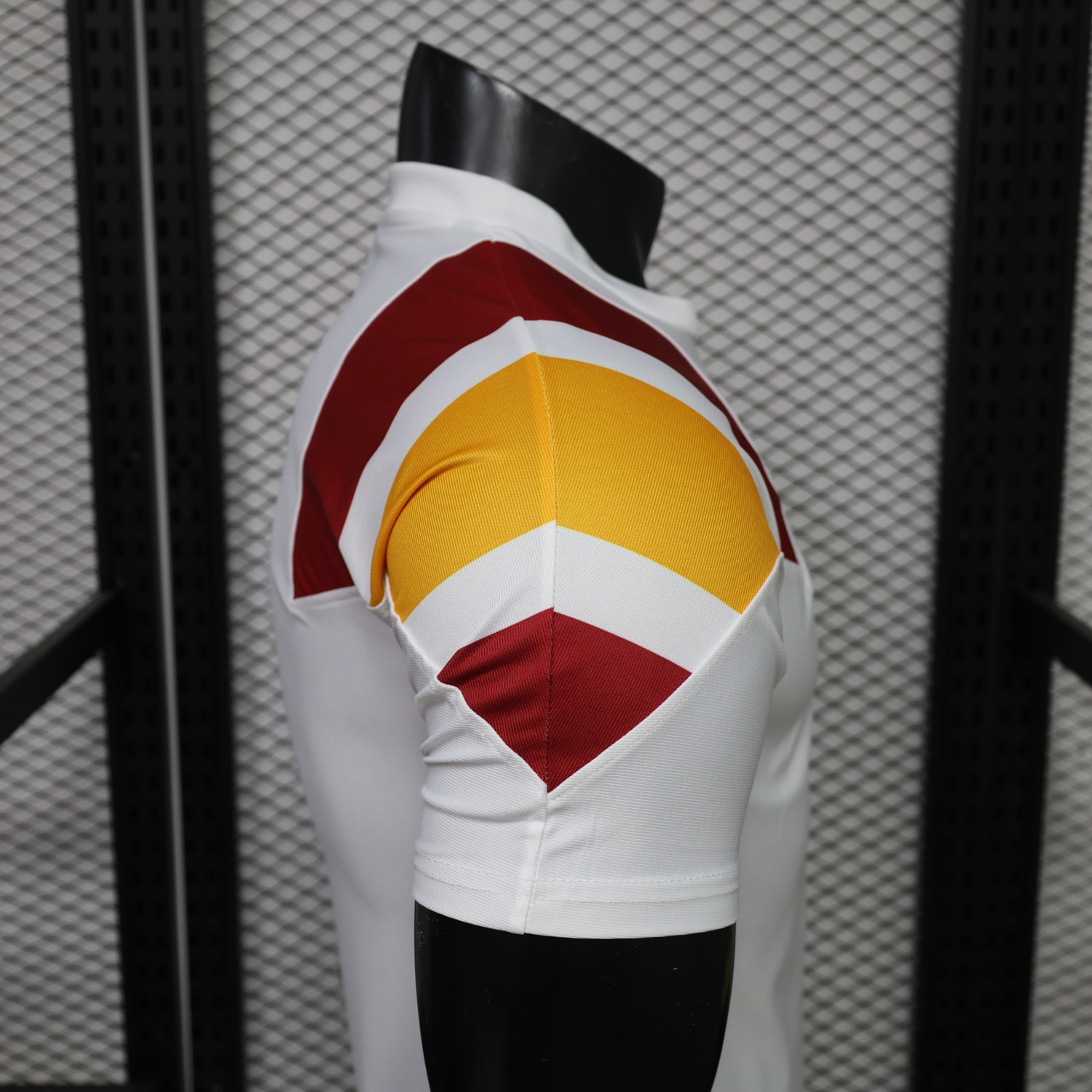 AS Roma 26-27 White Yellow Retro Style Casual Jersey - Player Version - JerseysGala