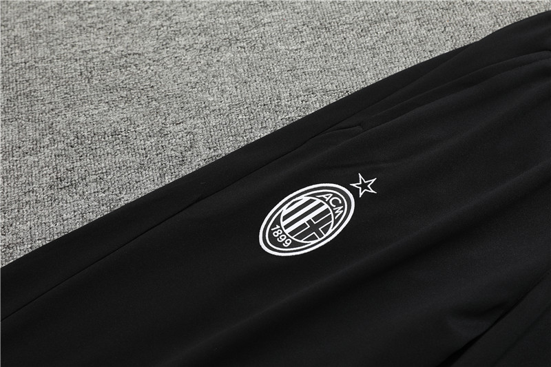 AC Milan 23-24 Long Sleeve Training Set -Red and White - JerseysGala