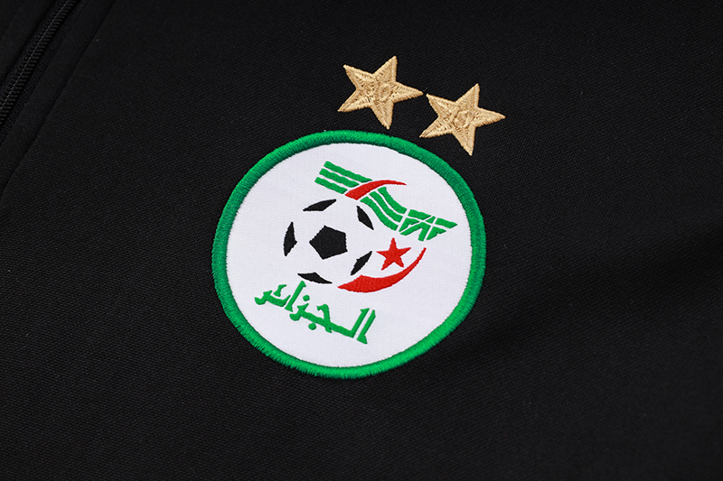 Algeria Olympic TEAM 23-24 Long Sleeve Training Set -Black - JerseysGala