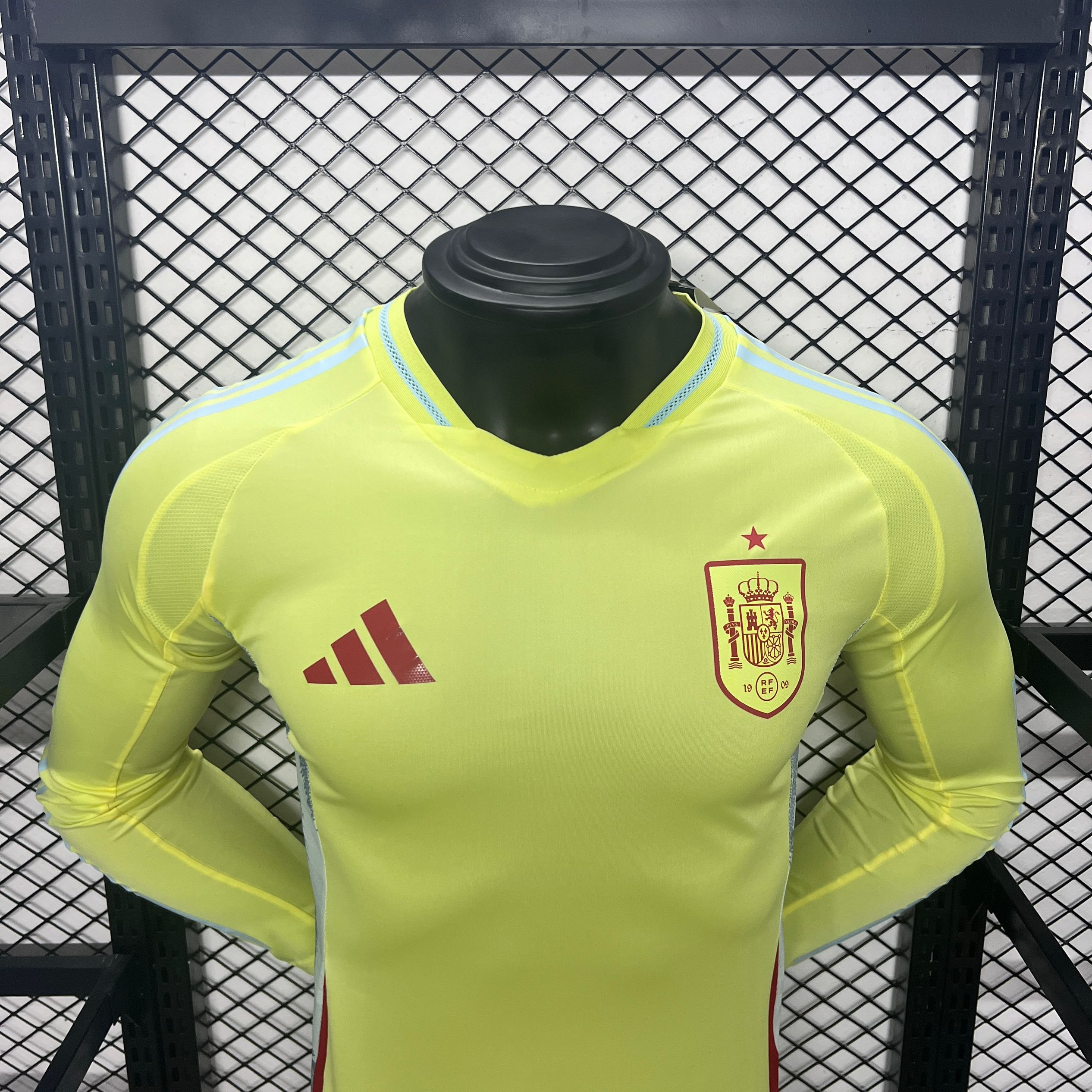 Spain 2024 Away Long Sleeve Jersey - Player Version - JerseysGala