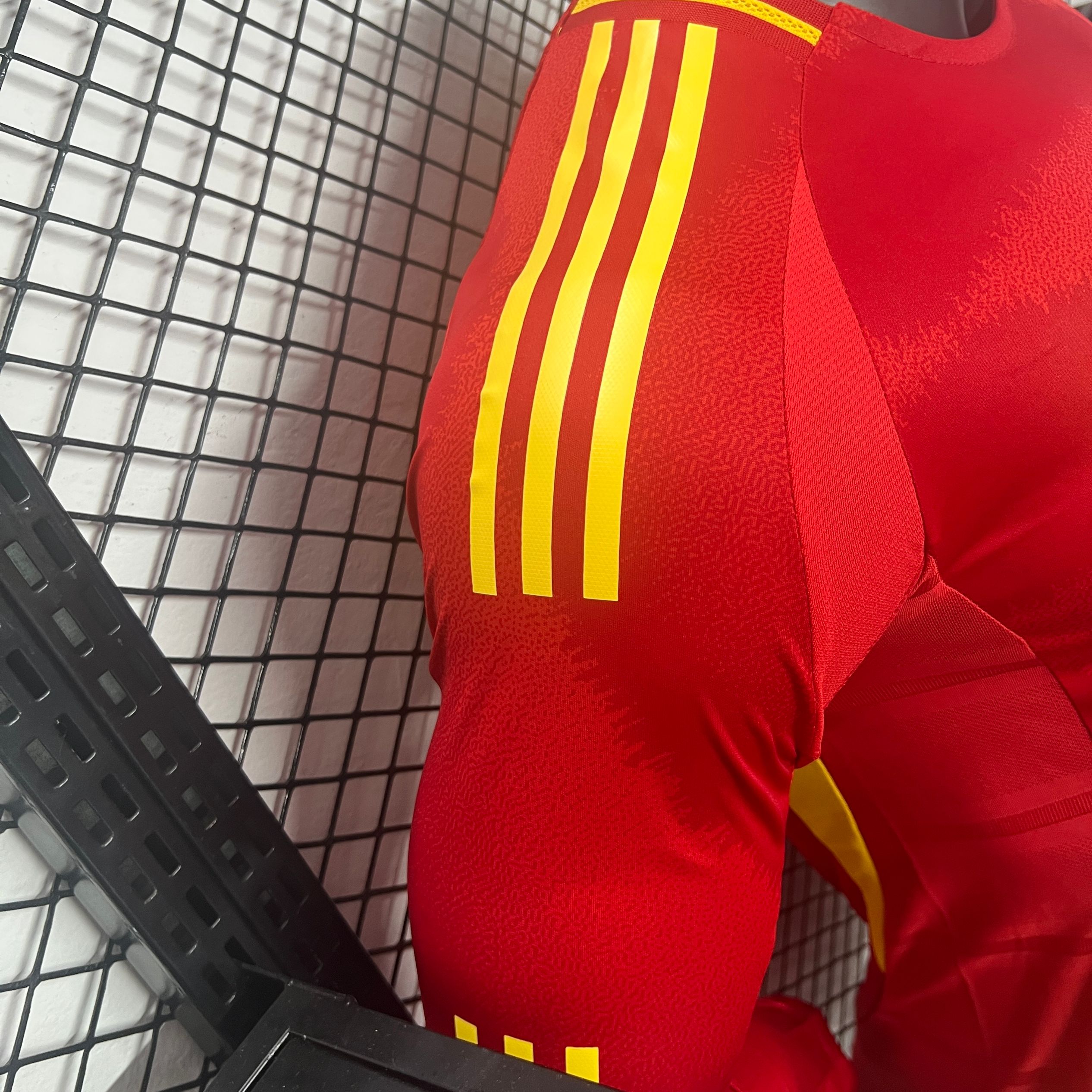 Spain 2024 Home Stadium Long Sleeve Jersey - Player Version - JerseysGala