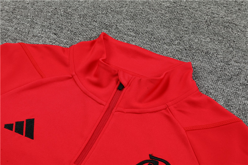 Flamengo 23-24 Long Sleeve Training Set -Red - JerseysGala