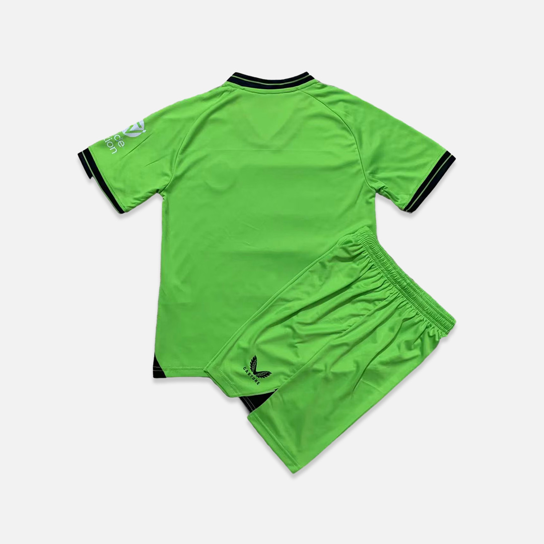 Aston Villa 23-24 Green Goalkeeper Jersey Set - Fans Version - JerseysGala
