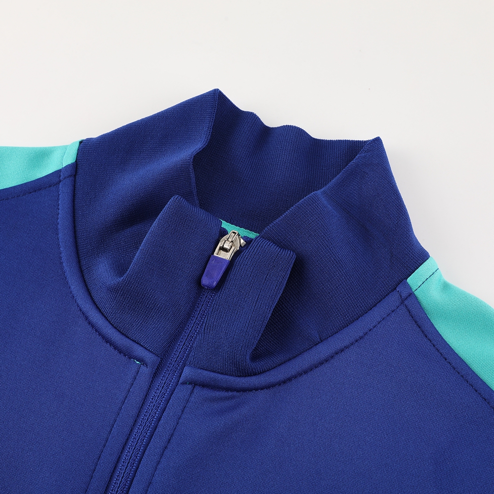 Brazil 23-24 Jacket Training Tracksuit - Blue - JerseysGala