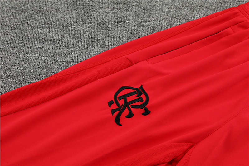 Flamengo 23-24 Long Sleeve Training Set -Red - JerseysGala
