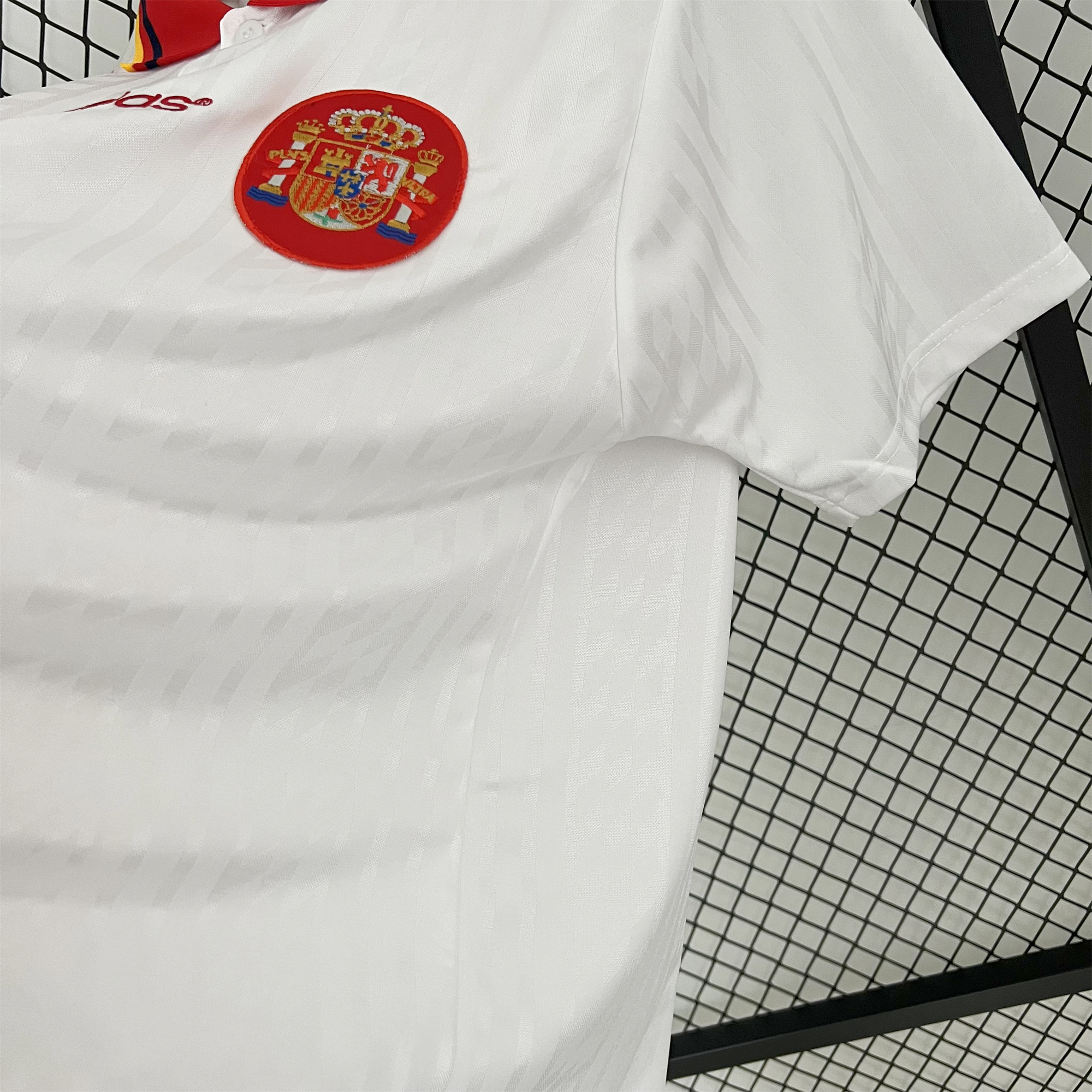 Retro Spain 1994 Away Stadium Jersey - JerseysGala