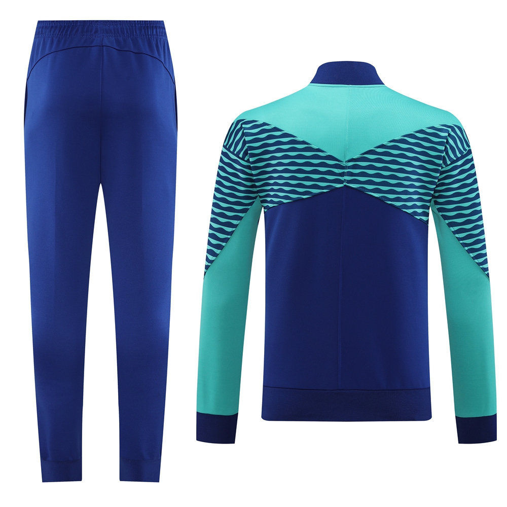 Brazil 23-24 Jacket Training Tracksuit - Blue - JerseysGala