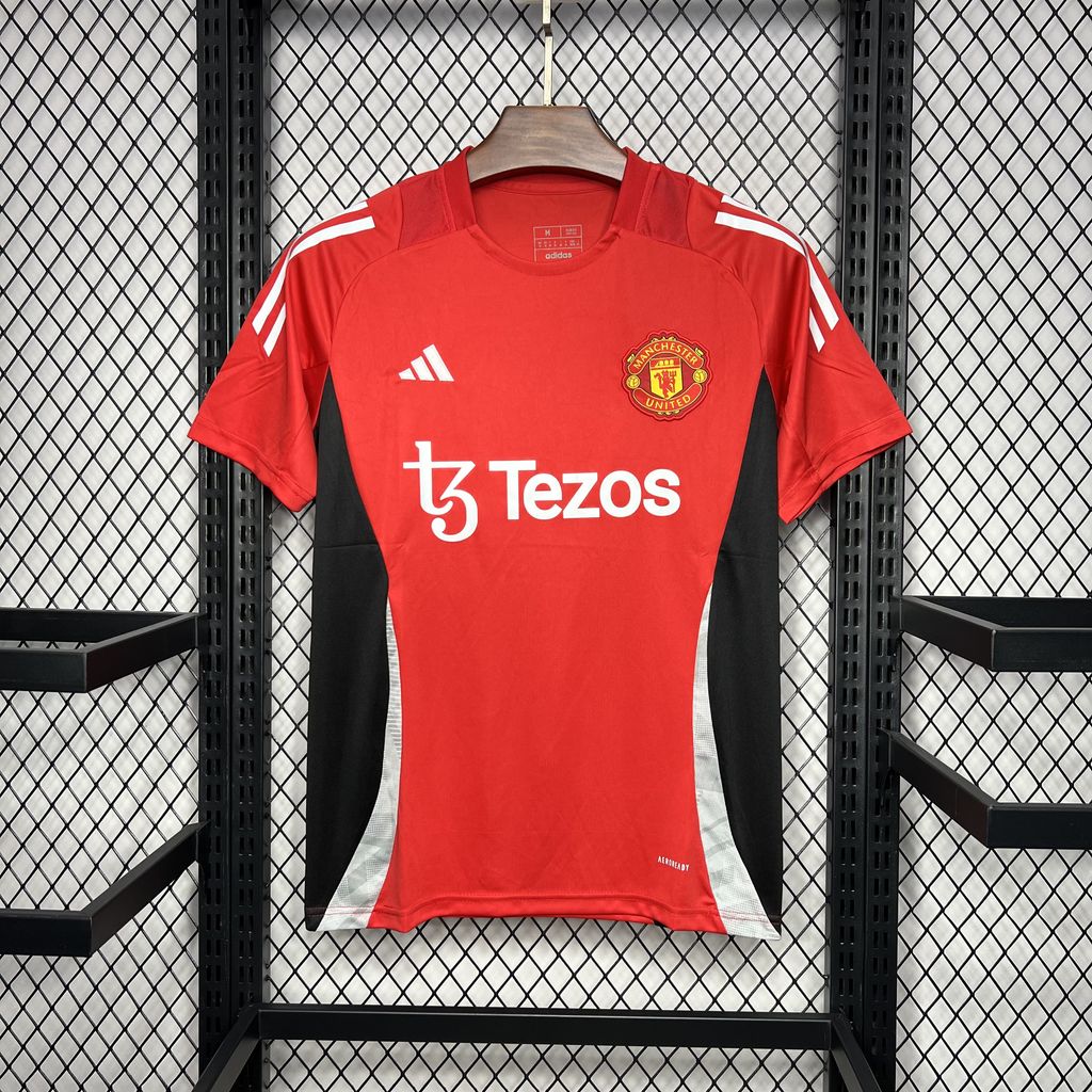 Manchester United 24-25 Red Pre-match Training Jersey - Fans Version - JerseysGala