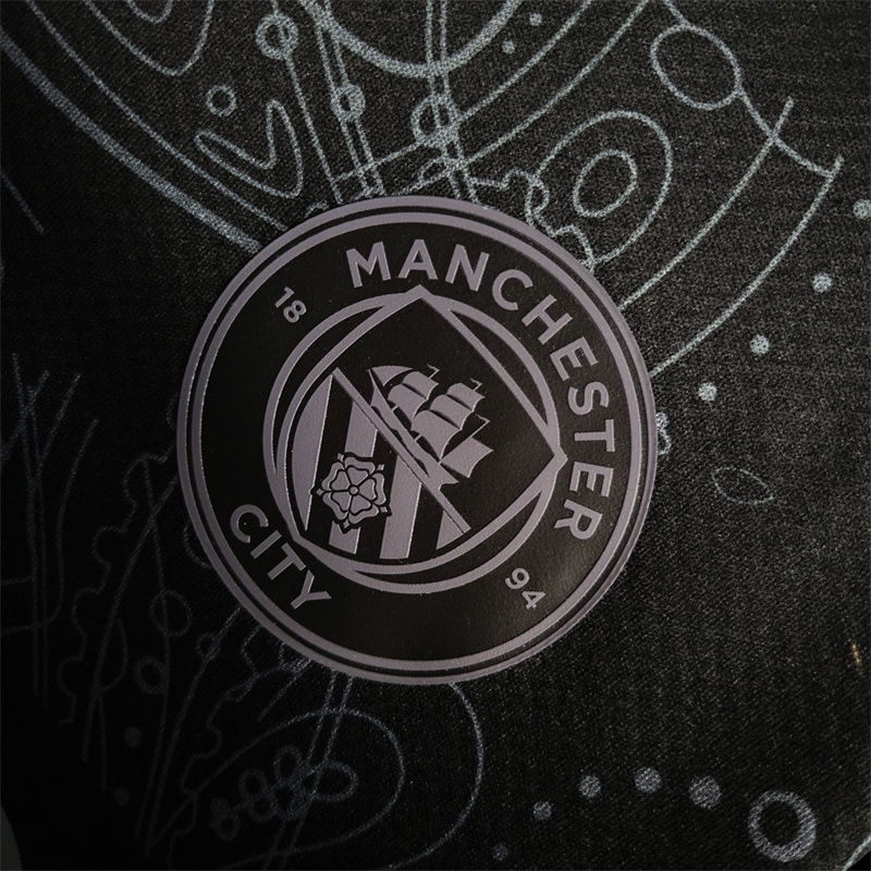 Manchester City 23-24 Special Edition Black Jersey - Fans Version - JerseysGala