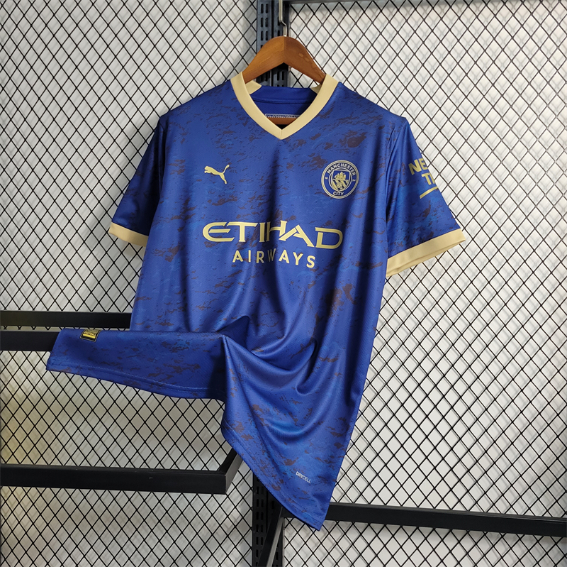 Manchester City 23/24 Blue Jersey - Fans Version - JerseysGala
