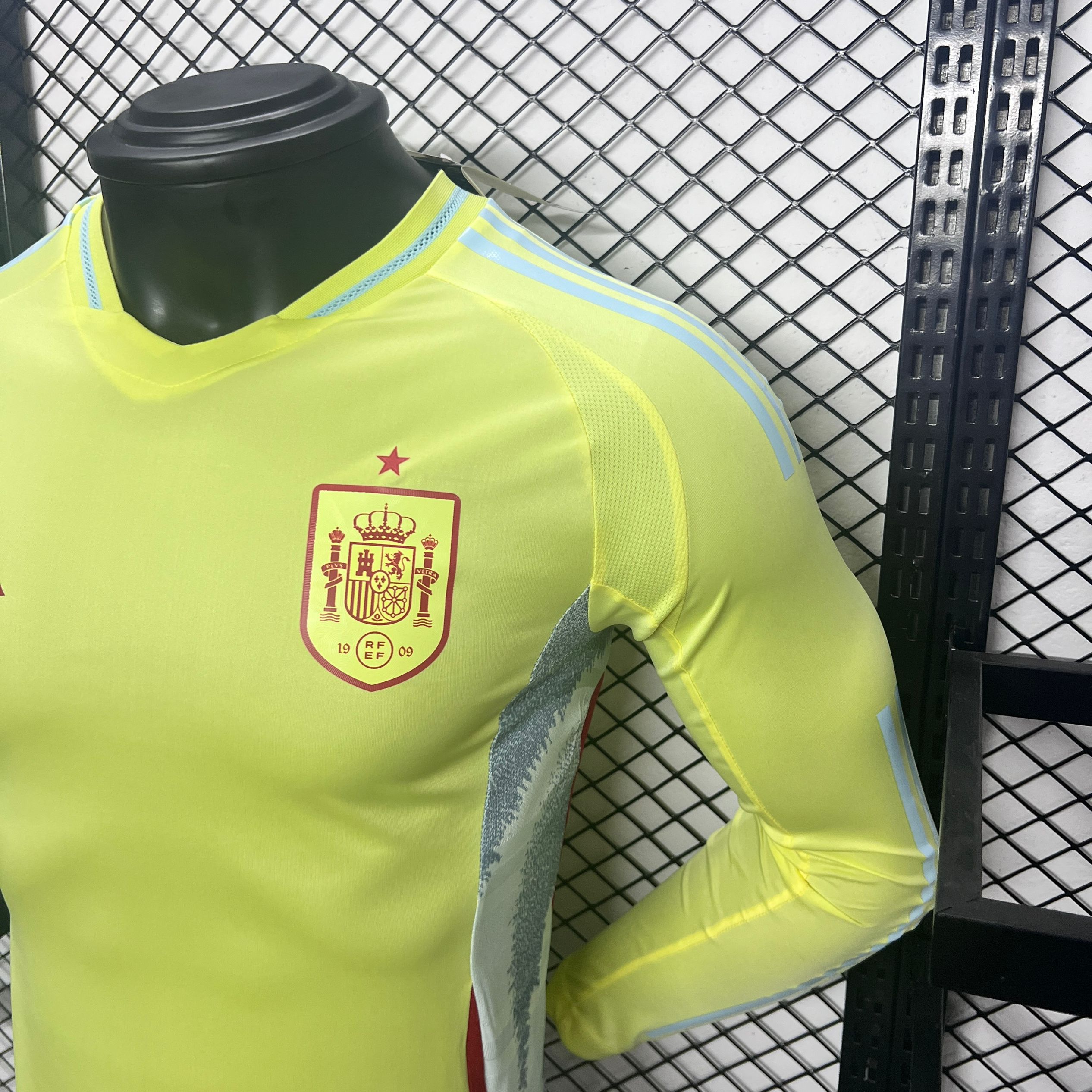 Spain 2024 Away Long Sleeve Jersey - Player Version - JerseysGala