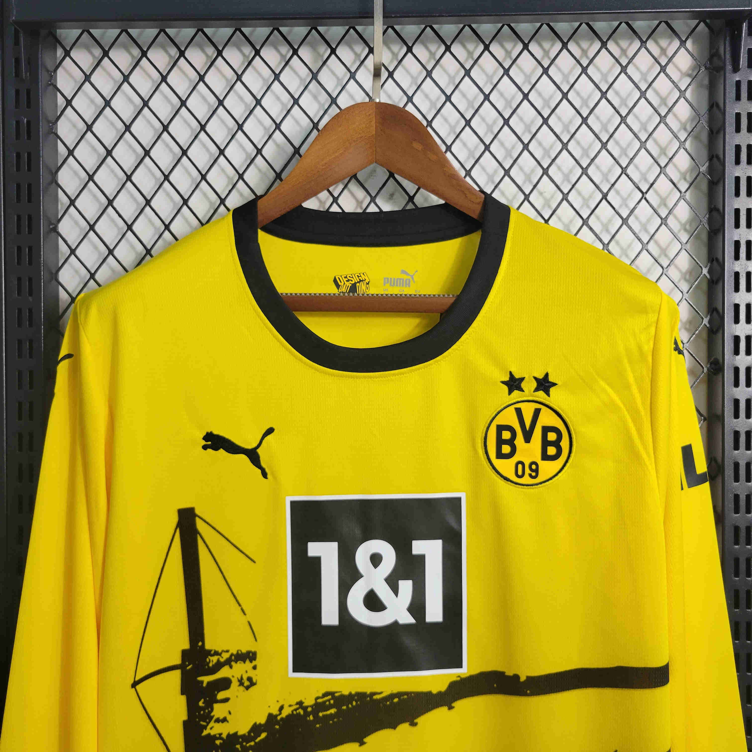 Dortmund 23/24 Home Home Long Sleeve Jersey - Fans Version - JerseysGala