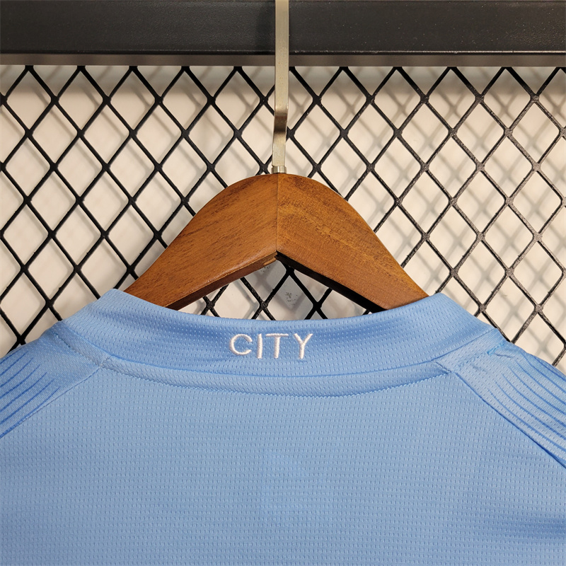 Manchester City 23-24 Home Long Sleeve Jersey - Fans Version - JerseysGala