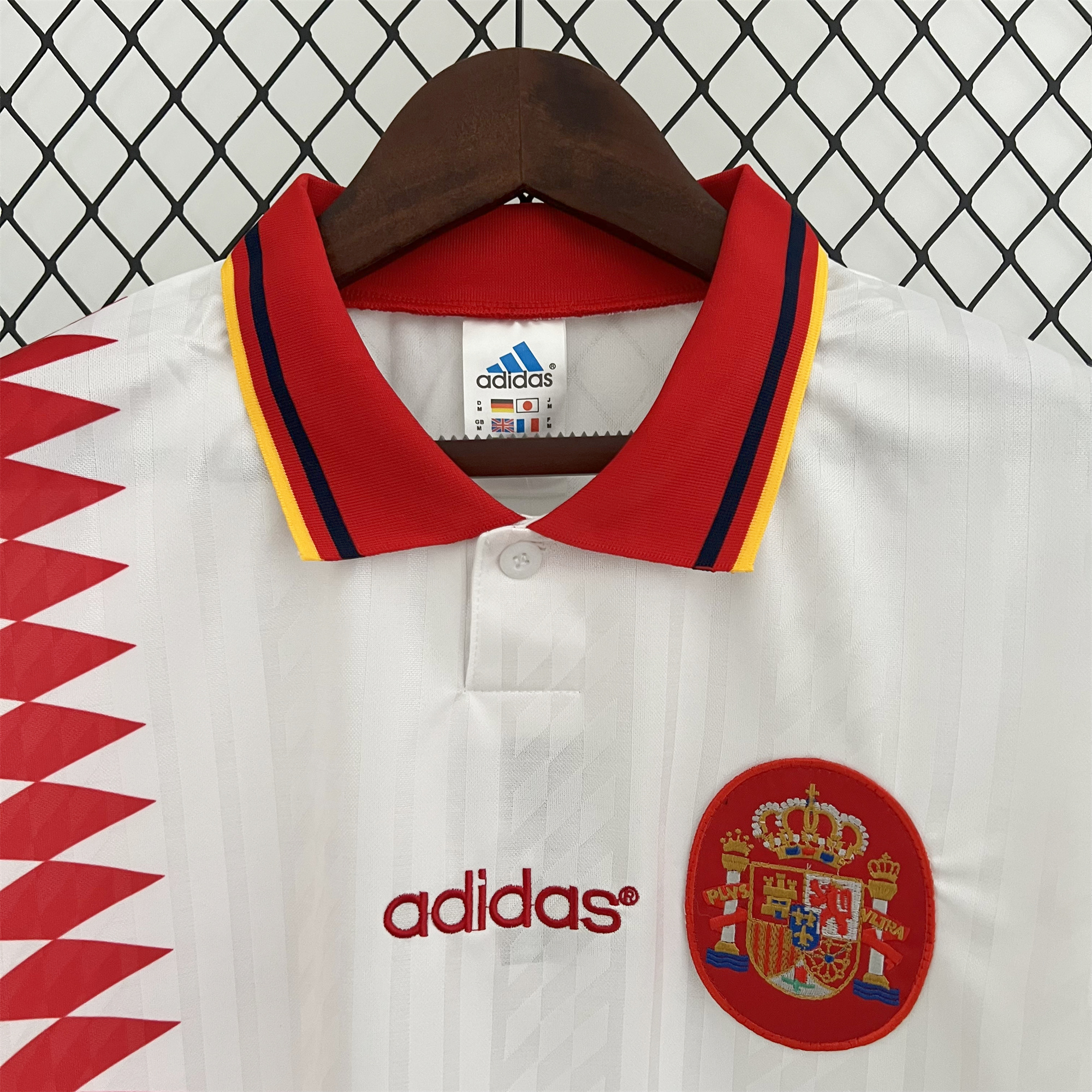 Retro Spain 1994 Away Stadium Jersey - JerseysGala