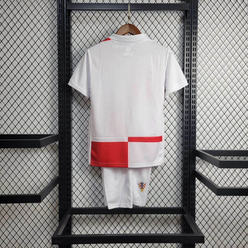 Croatia 2024 Home Stadium Kids Kit - JerseysGala