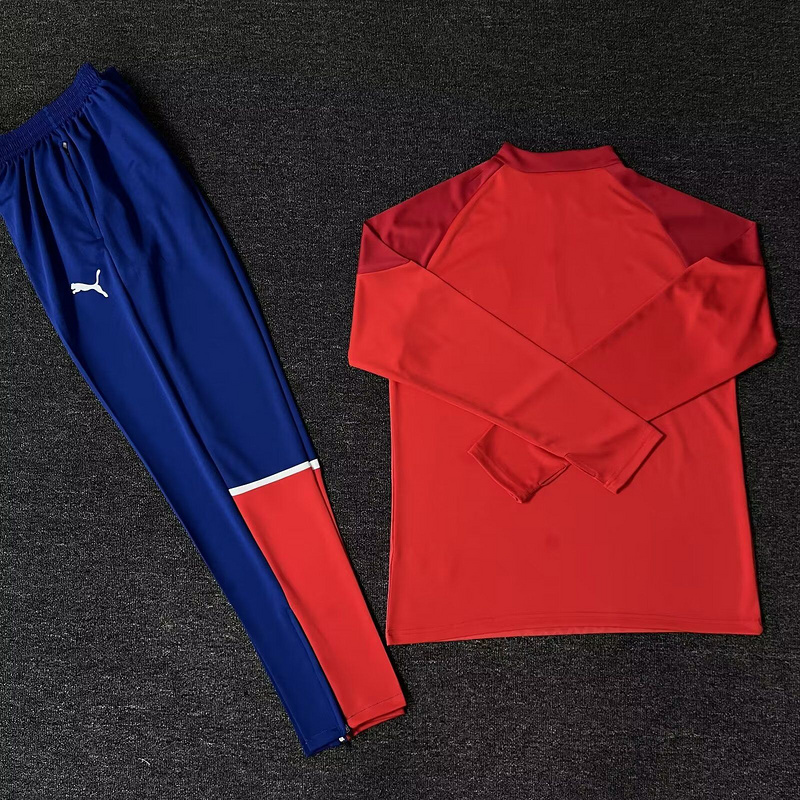Chivas de Guadalajara 23-24 Long Sleeve Training Set - Red - JerseysGala